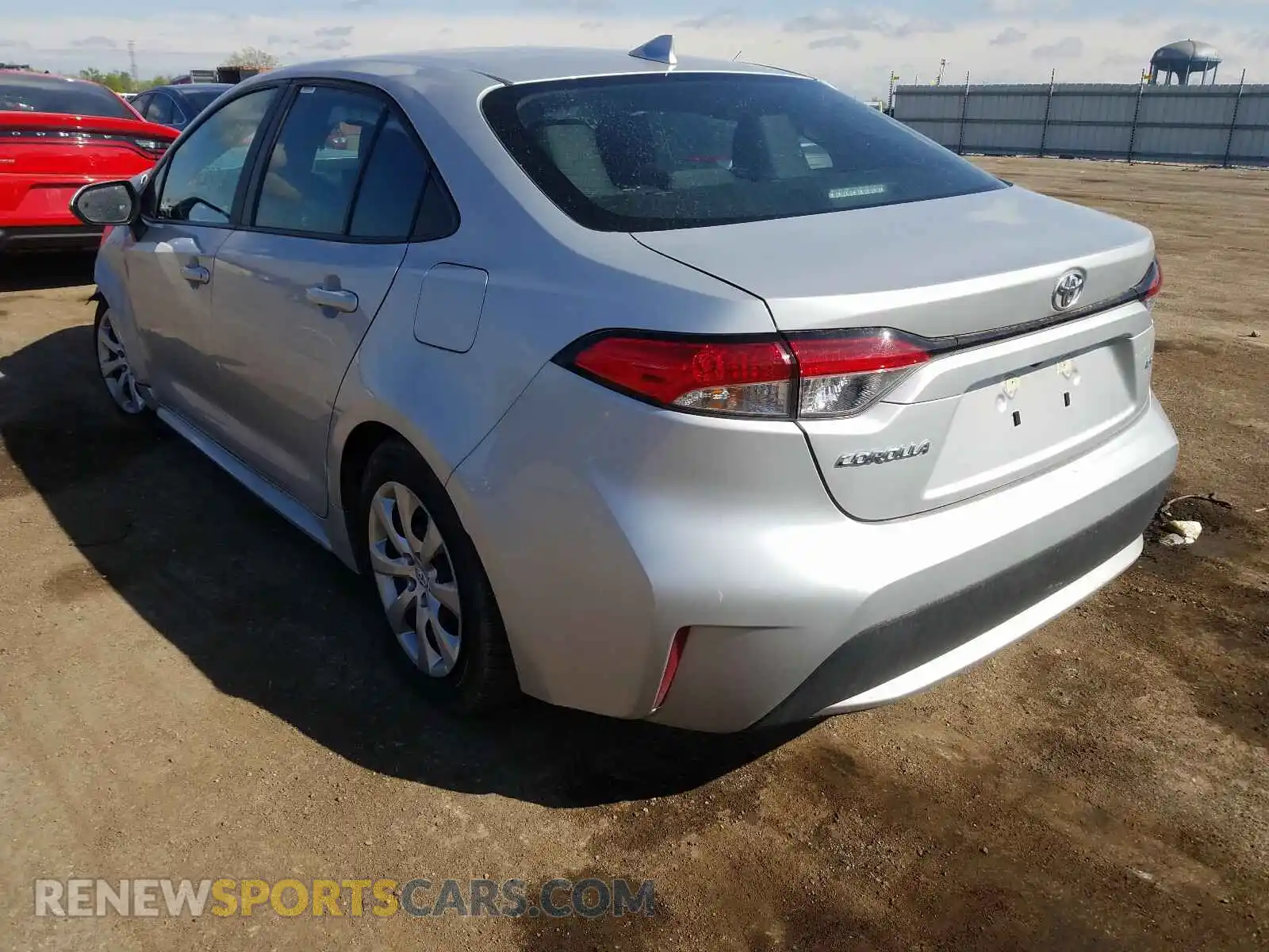 3 Photograph of a damaged car 5YFEPRAEXLP106420 TOYOTA COROLLA 2020