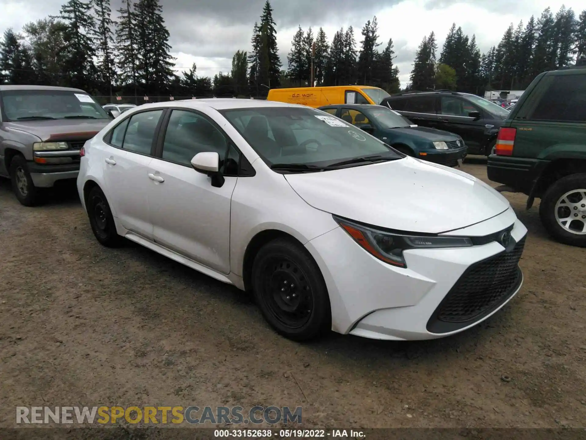1 Photograph of a damaged car 5YFEPRAEXLP107874 TOYOTA COROLLA 2020