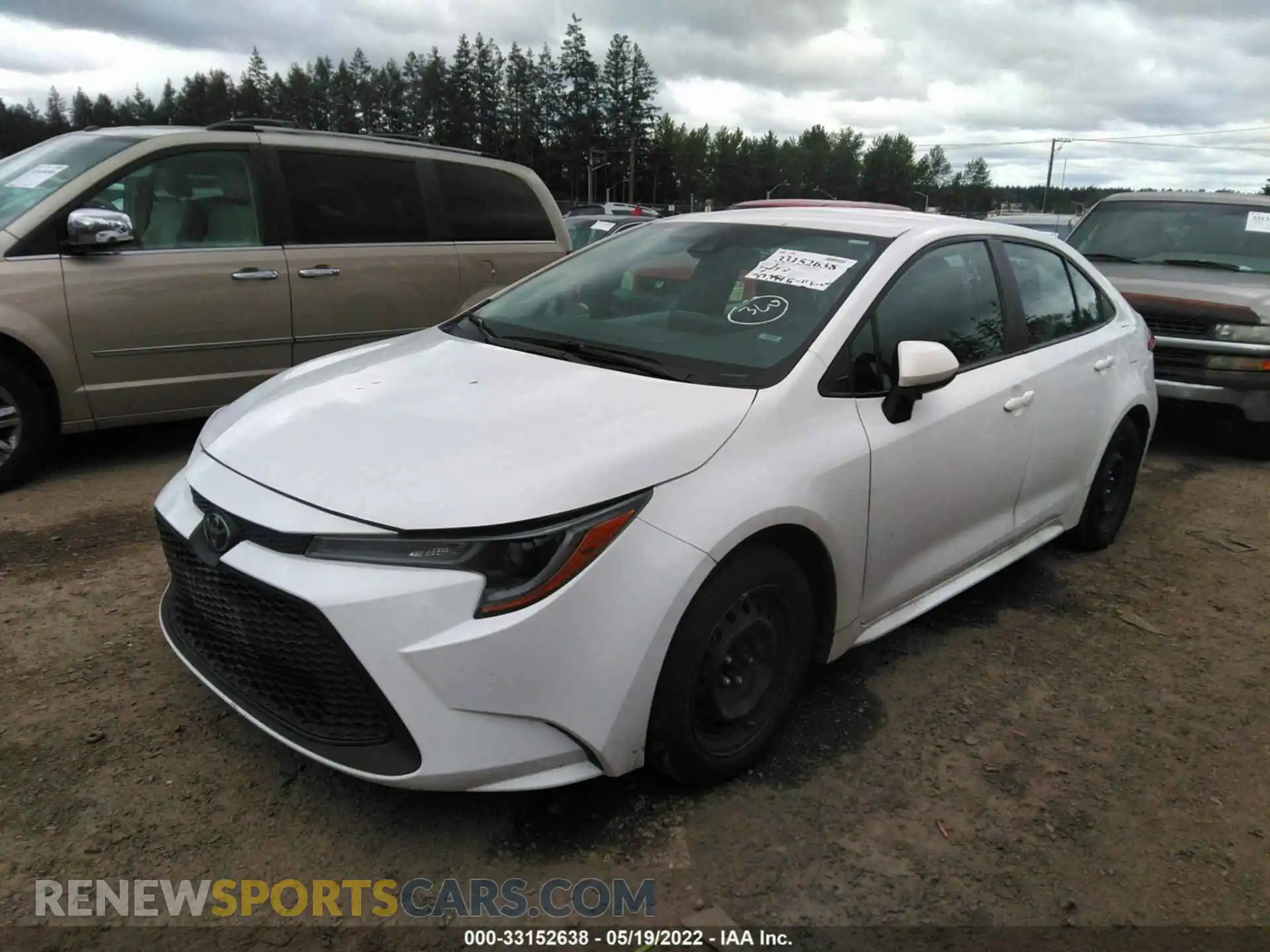 2 Photograph of a damaged car 5YFEPRAEXLP107874 TOYOTA COROLLA 2020