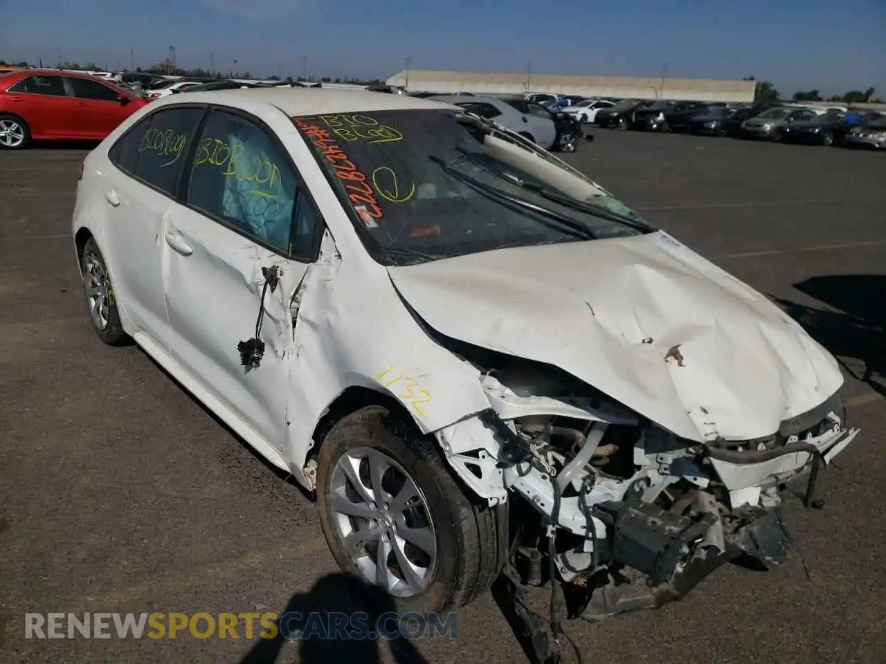 1 Photograph of a damaged car 5YFEPRAEXLP111620 TOYOTA COROLLA 2020