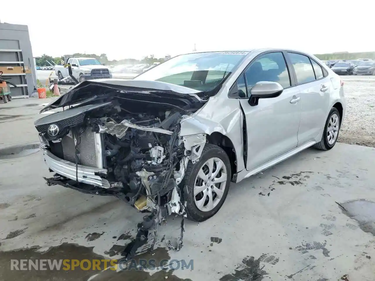 1 Photograph of a damaged car 5YFEPRAEXLP114310 TOYOTA COROLLA 2020