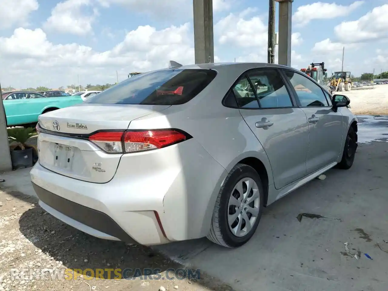 3 Photograph of a damaged car 5YFEPRAEXLP114310 TOYOTA COROLLA 2020