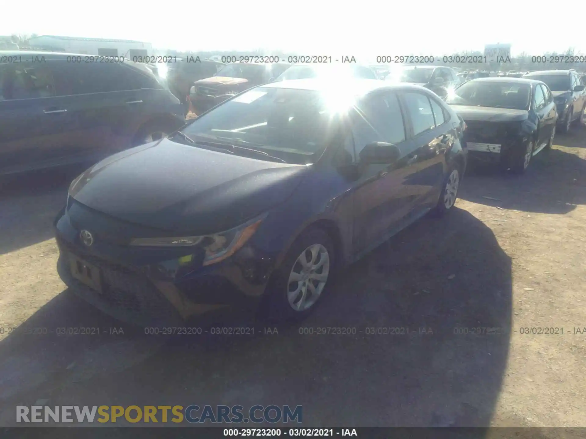 2 Photograph of a damaged car 5YFEPRAEXLP119782 TOYOTA COROLLA 2020