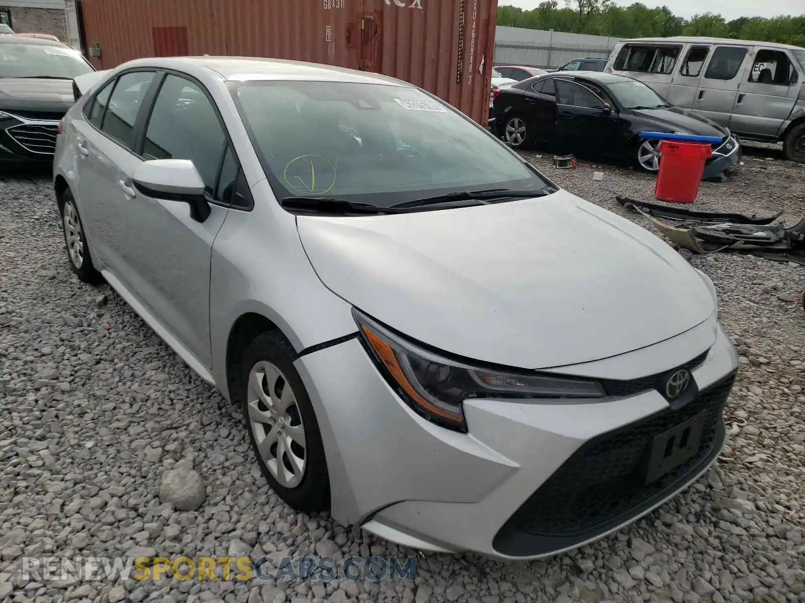 1 Photograph of a damaged car 5YFEPRAEXLP120107 TOYOTA COROLLA 2020