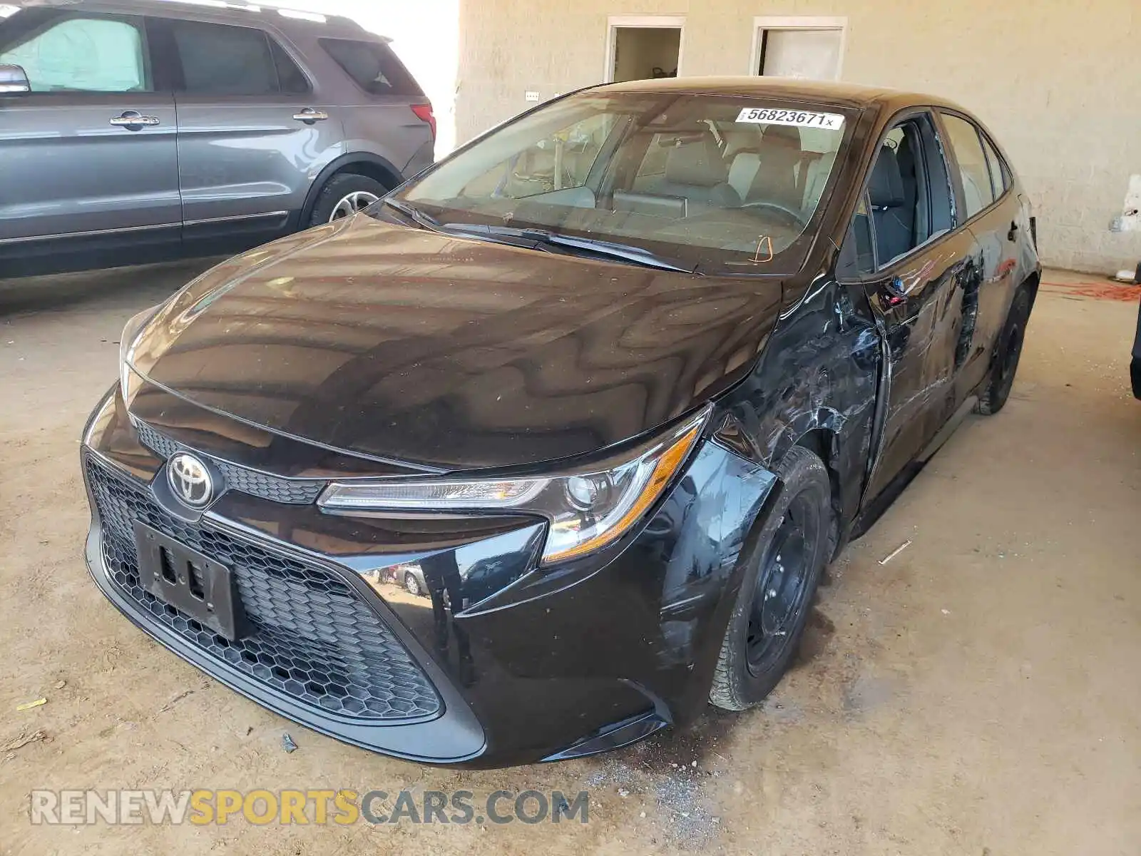 2 Photograph of a damaged car 5YFEPRAEXLP124352 TOYOTA COROLLA 2020