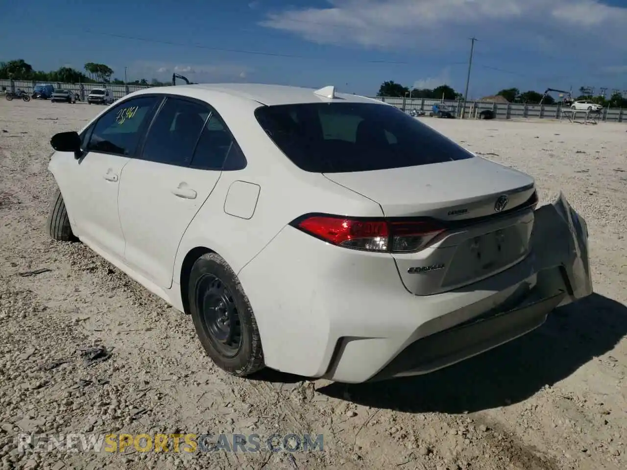 3 Photograph of a damaged car 5YFEPRAEXLP124657 TOYOTA COROLLA 2020