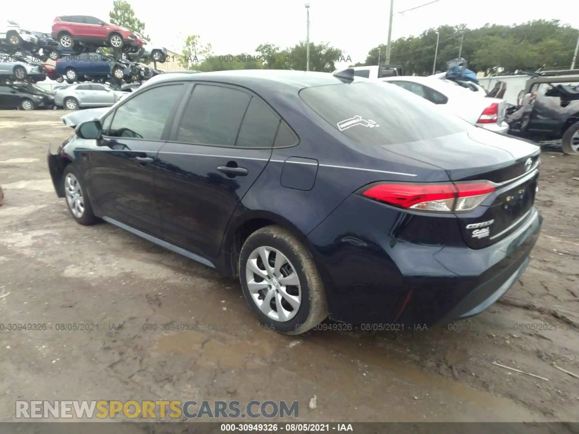 3 Photograph of a damaged car 5YFEPRAEXLP127266 TOYOTA COROLLA 2020
