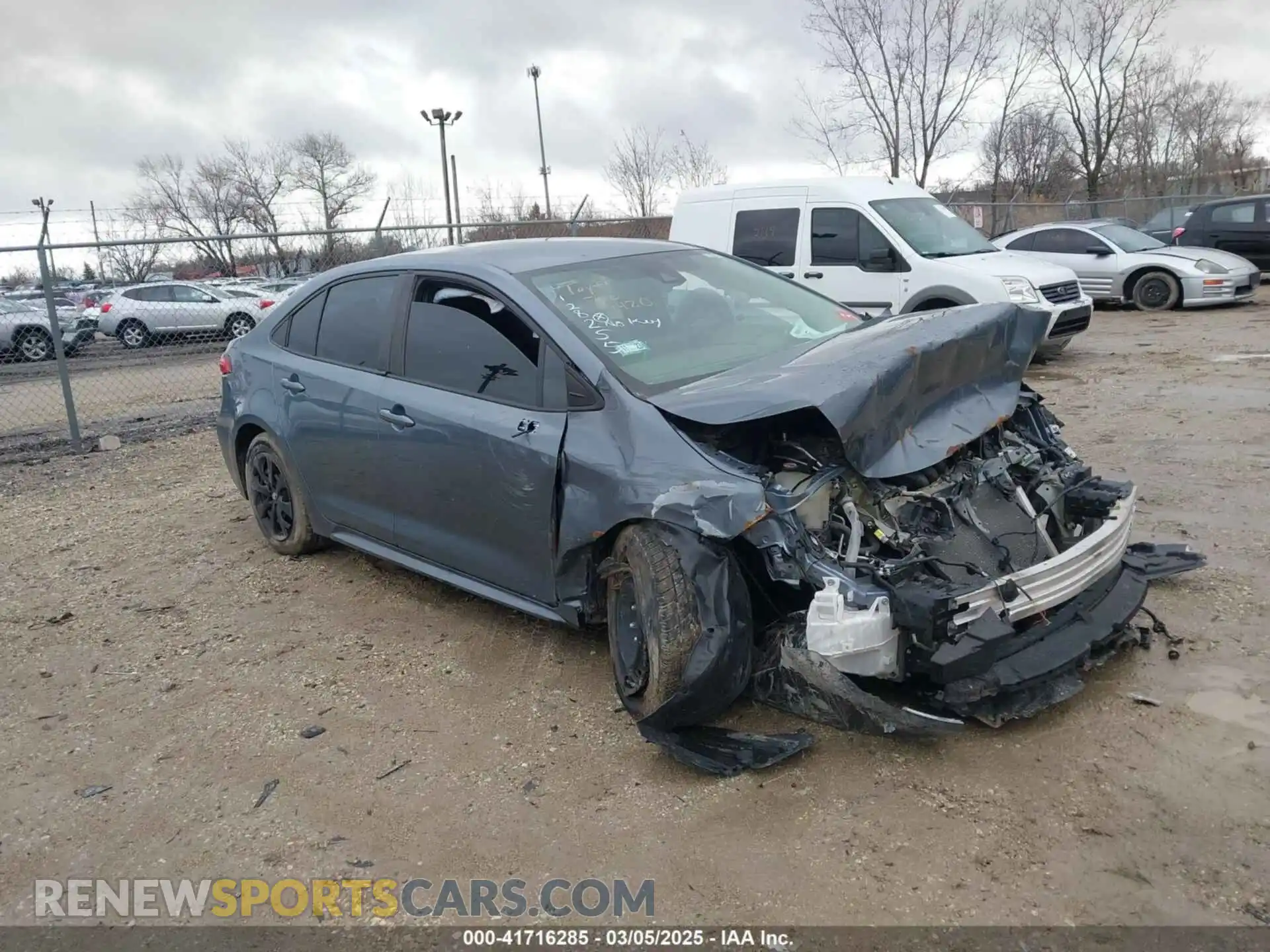 1 Photograph of a damaged car 5YFEPRAEXLP128255 TOYOTA COROLLA 2020