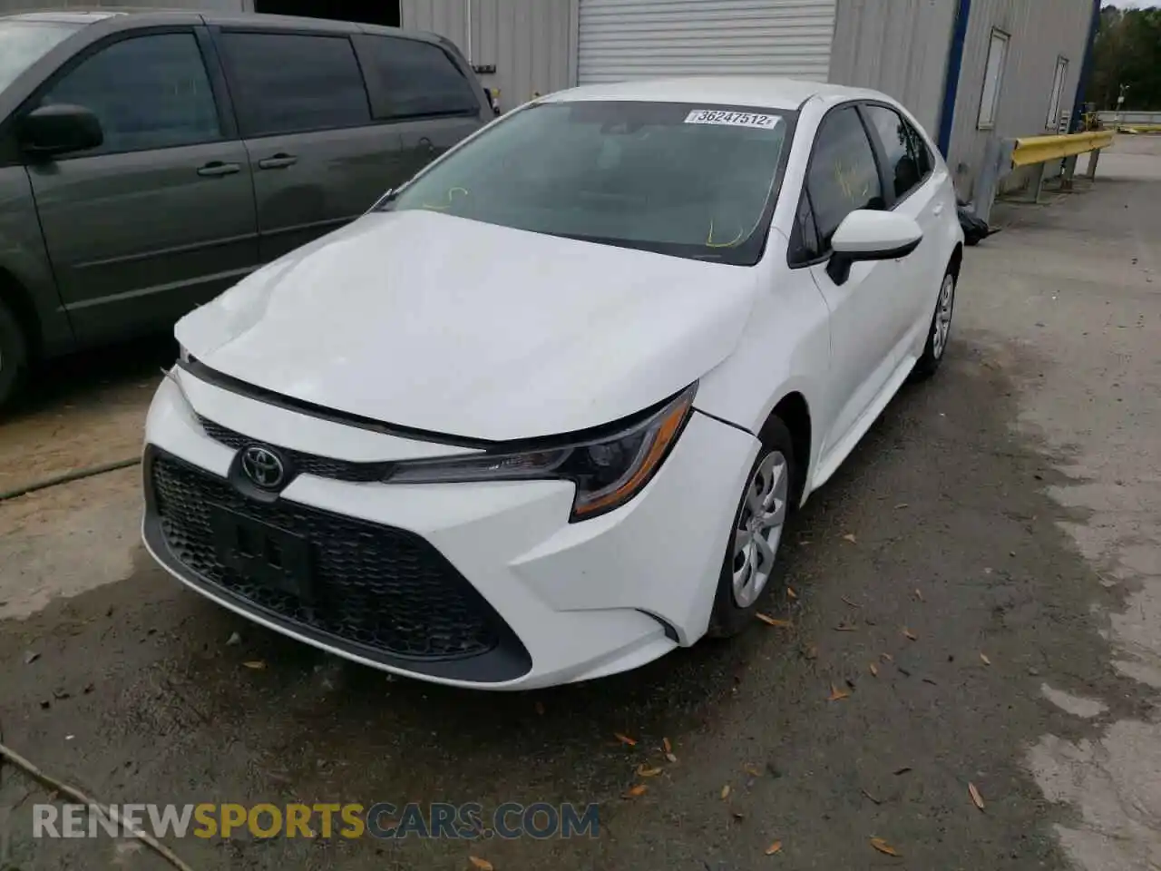 2 Photograph of a damaged car 5YFEPRAEXLP131088 TOYOTA COROLLA 2020