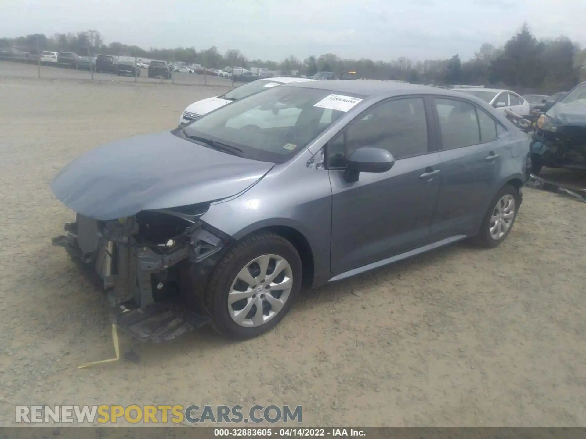 2 Photograph of a damaged car 5YFEPRAEXLP134797 TOYOTA COROLLA 2020