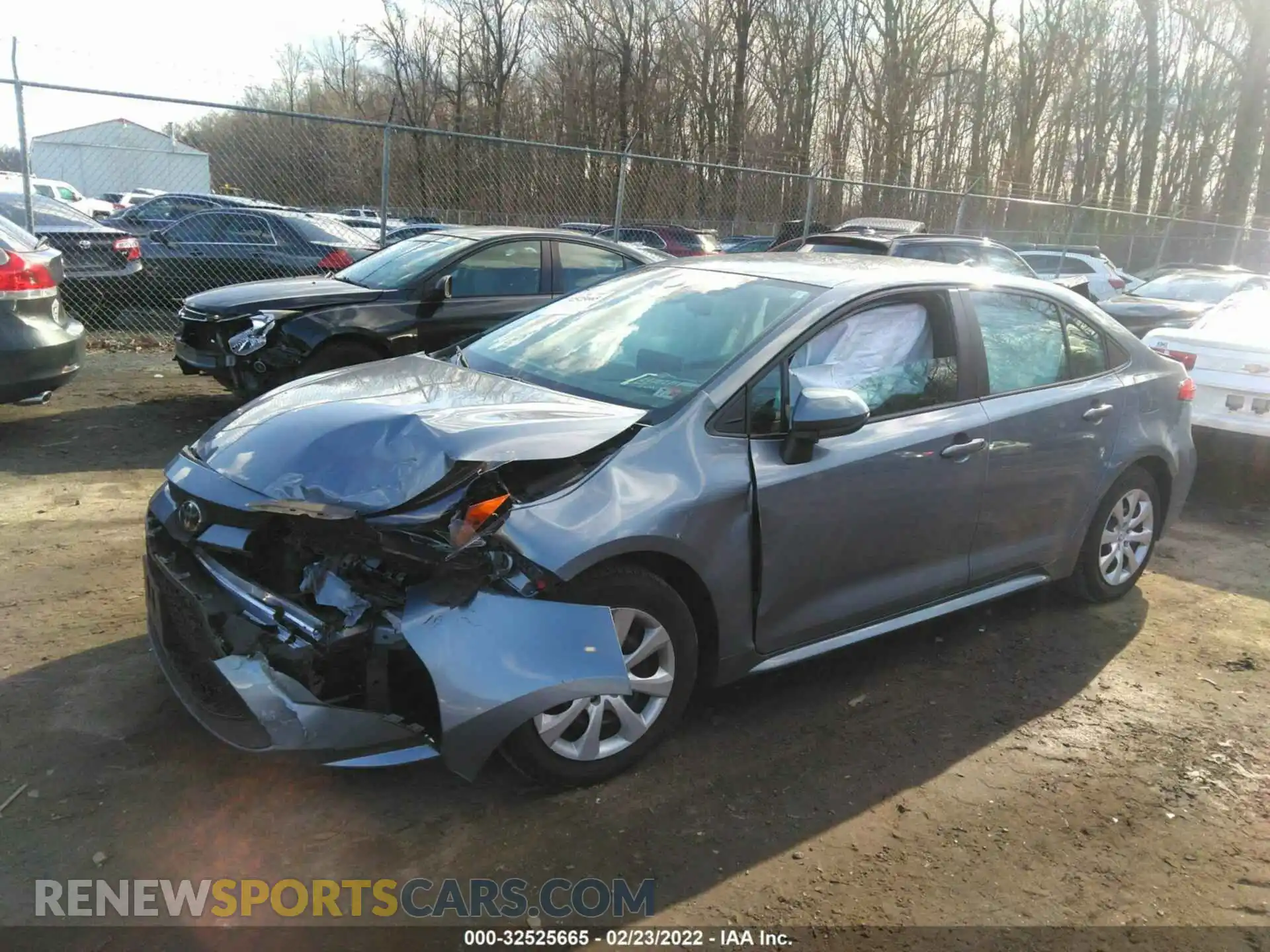 2 Photograph of a damaged car 5YFEPRAEXLP136260 TOYOTA COROLLA 2020