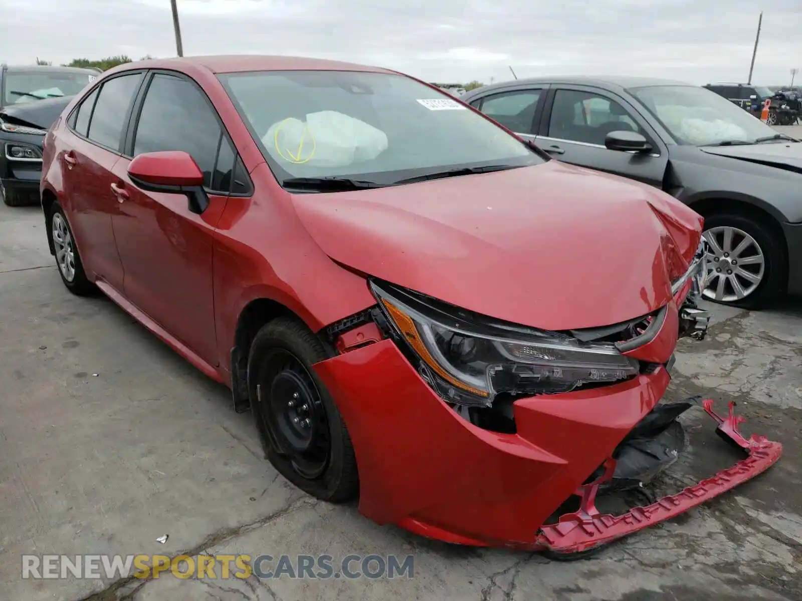 1 Photograph of a damaged car 5YFEPRAEXLP136534 TOYOTA COROLLA 2020