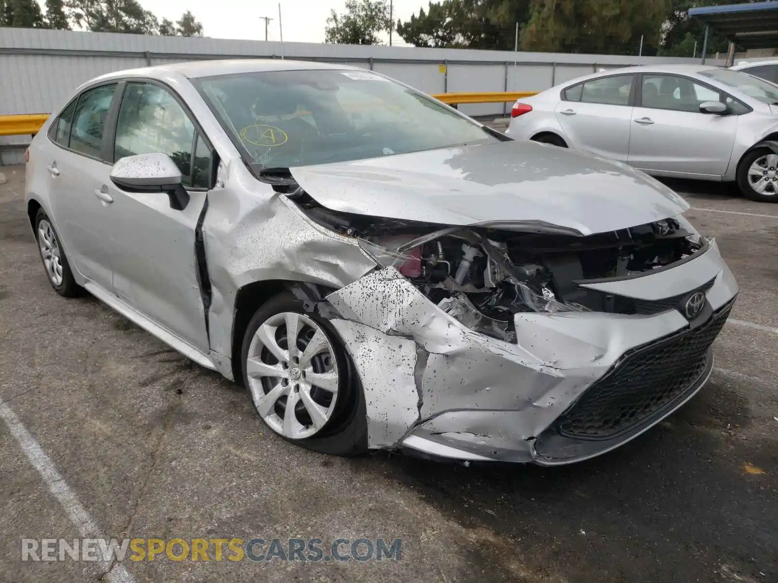 1 fotografías del automóvil dañado 5YFEPRAEXLP138610 TOYOTA COROLLA 2020