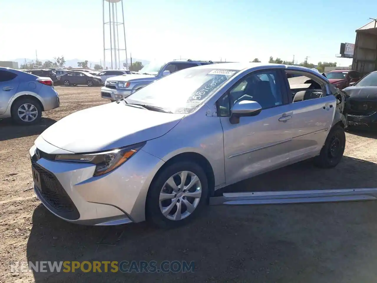 1 Photograph of a damaged car 5YFEPRAEXLP138915 TOYOTA COROLLA 2020