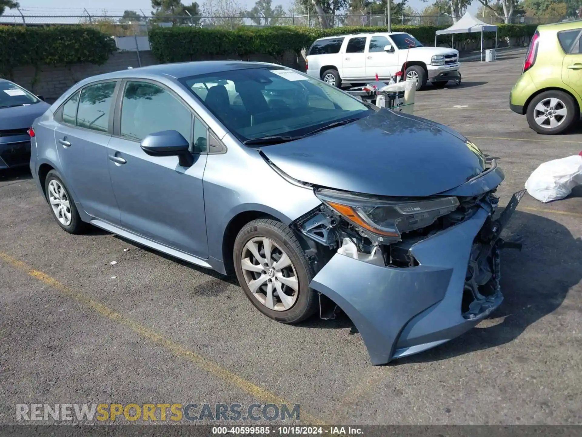 1 Photograph of a damaged car 5YFEPRAEXLP140860 TOYOTA COROLLA 2020