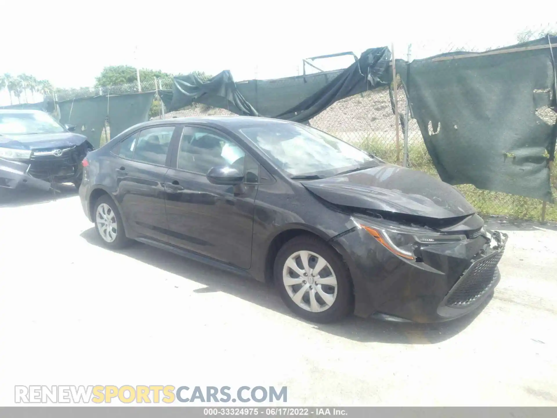 1 Photograph of a damaged car 5YFEPRAEXLP141927 TOYOTA COROLLA 2020