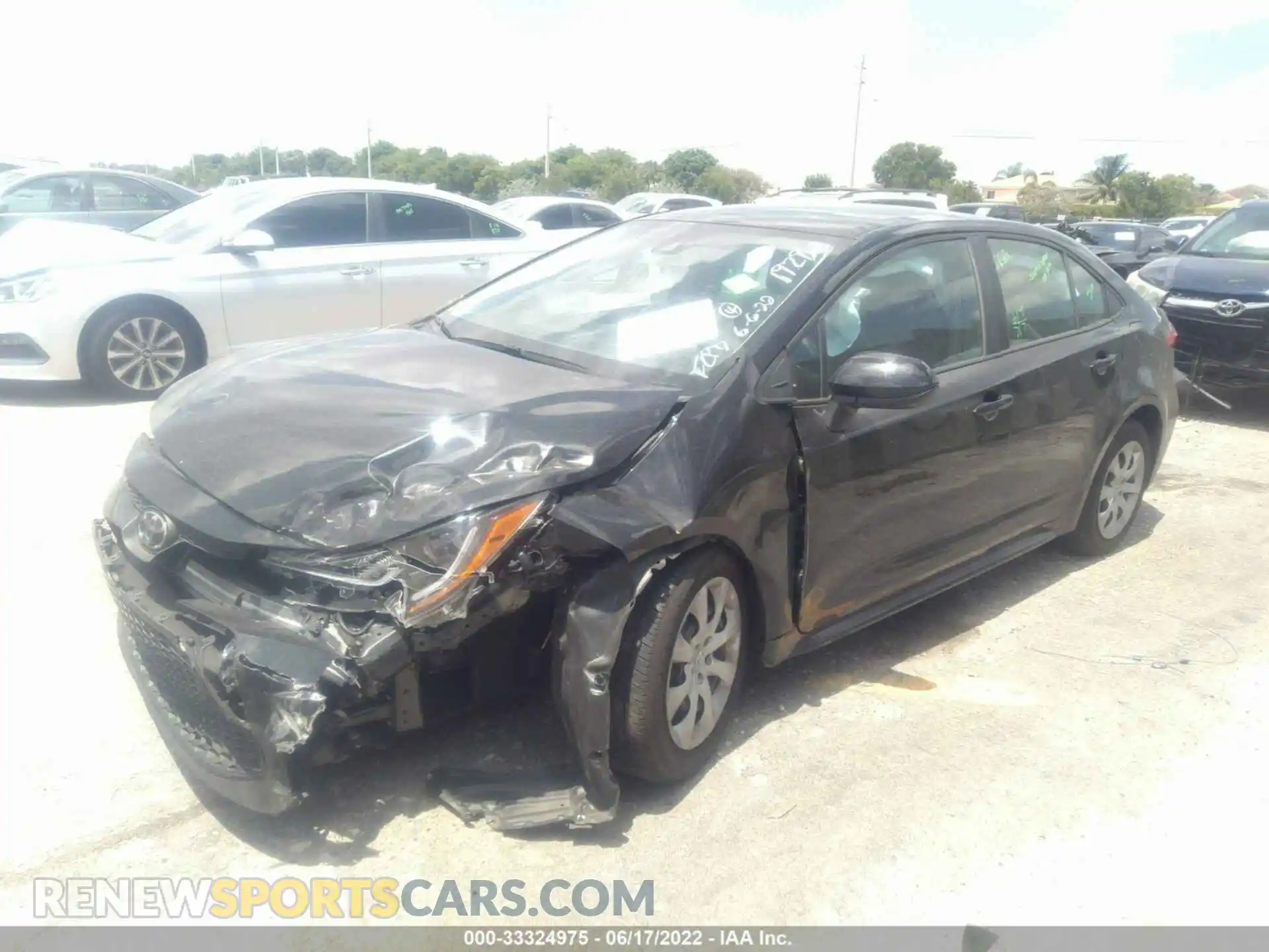 2 Photograph of a damaged car 5YFEPRAEXLP141927 TOYOTA COROLLA 2020