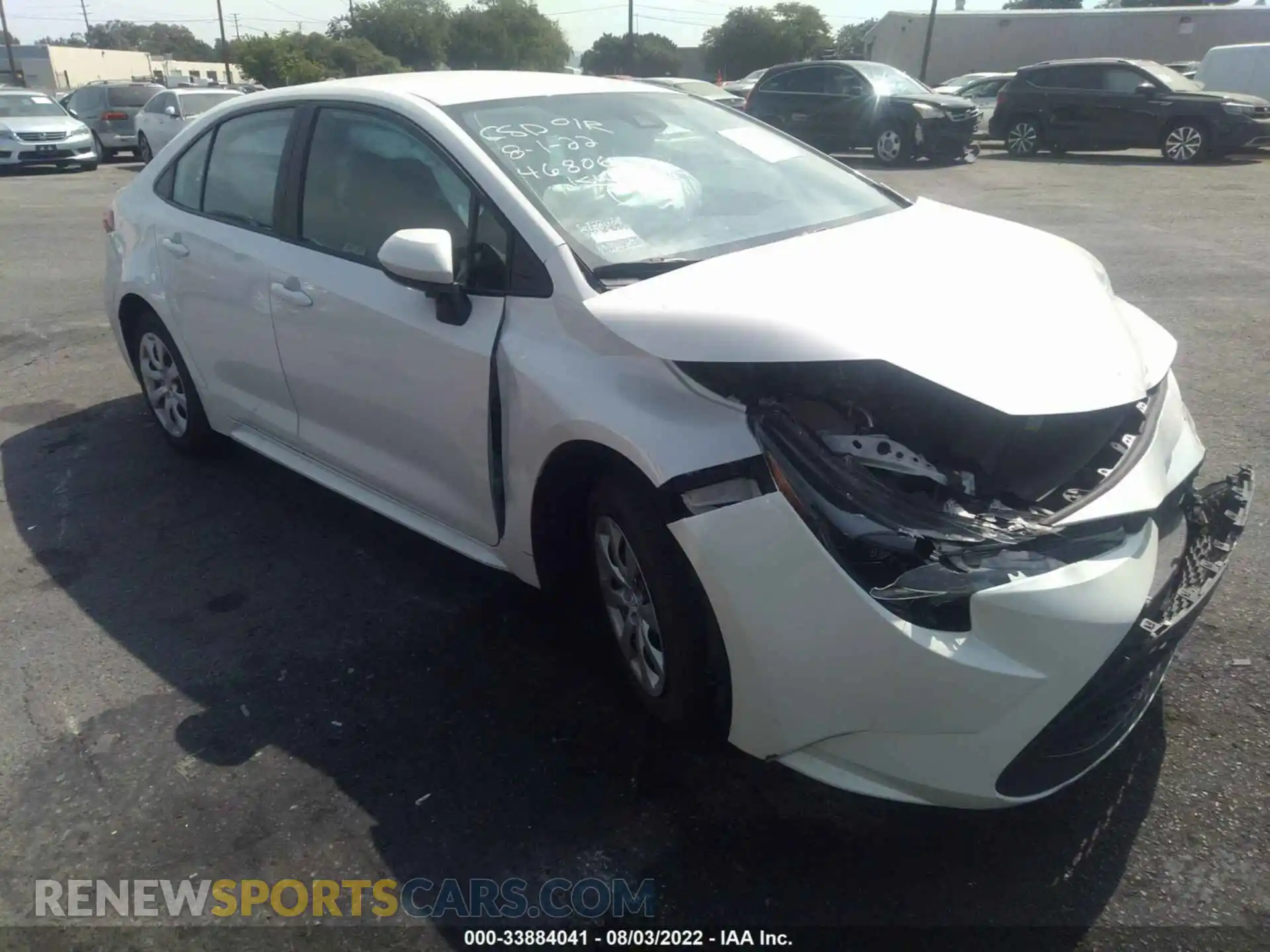 1 Photograph of a damaged car 5YFEPRAEXLP142012 TOYOTA COROLLA 2020