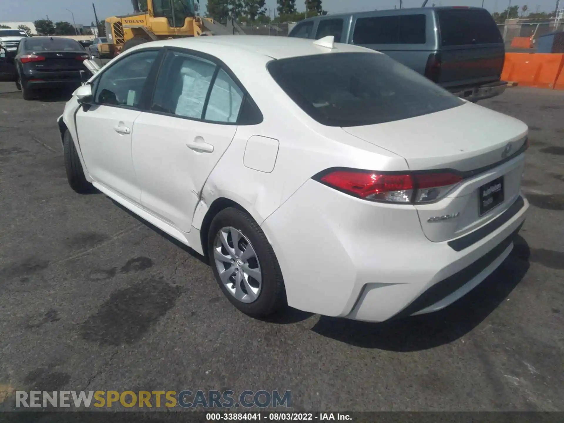 3 Photograph of a damaged car 5YFEPRAEXLP142012 TOYOTA COROLLA 2020