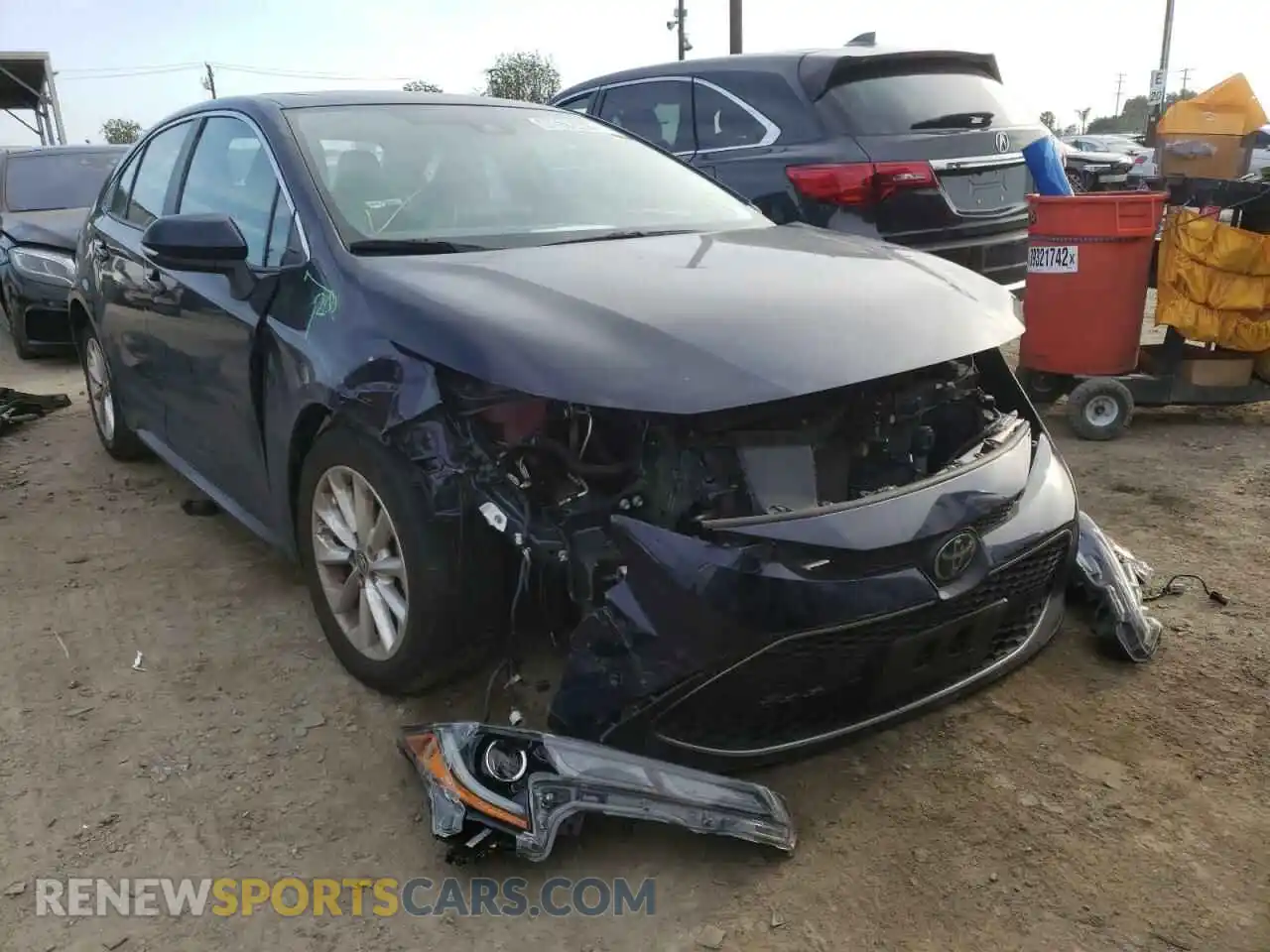 1 fotografías del automóvil dañado 5YFFPRAE4LP049474 TOYOTA COROLLA 2020
