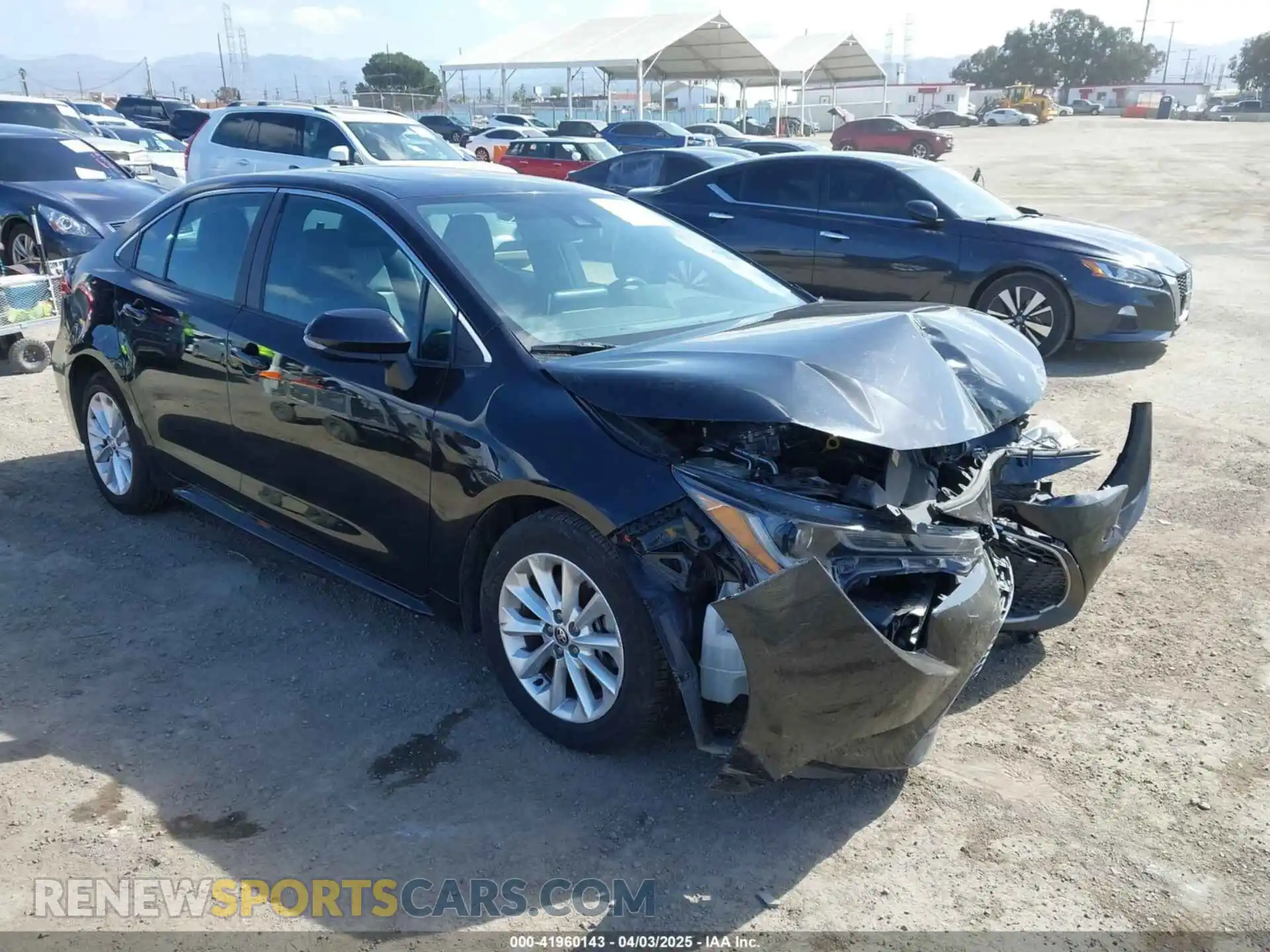1 Photograph of a damaged car 5YFFPRAE4LP101458 TOYOTA COROLLA 2020