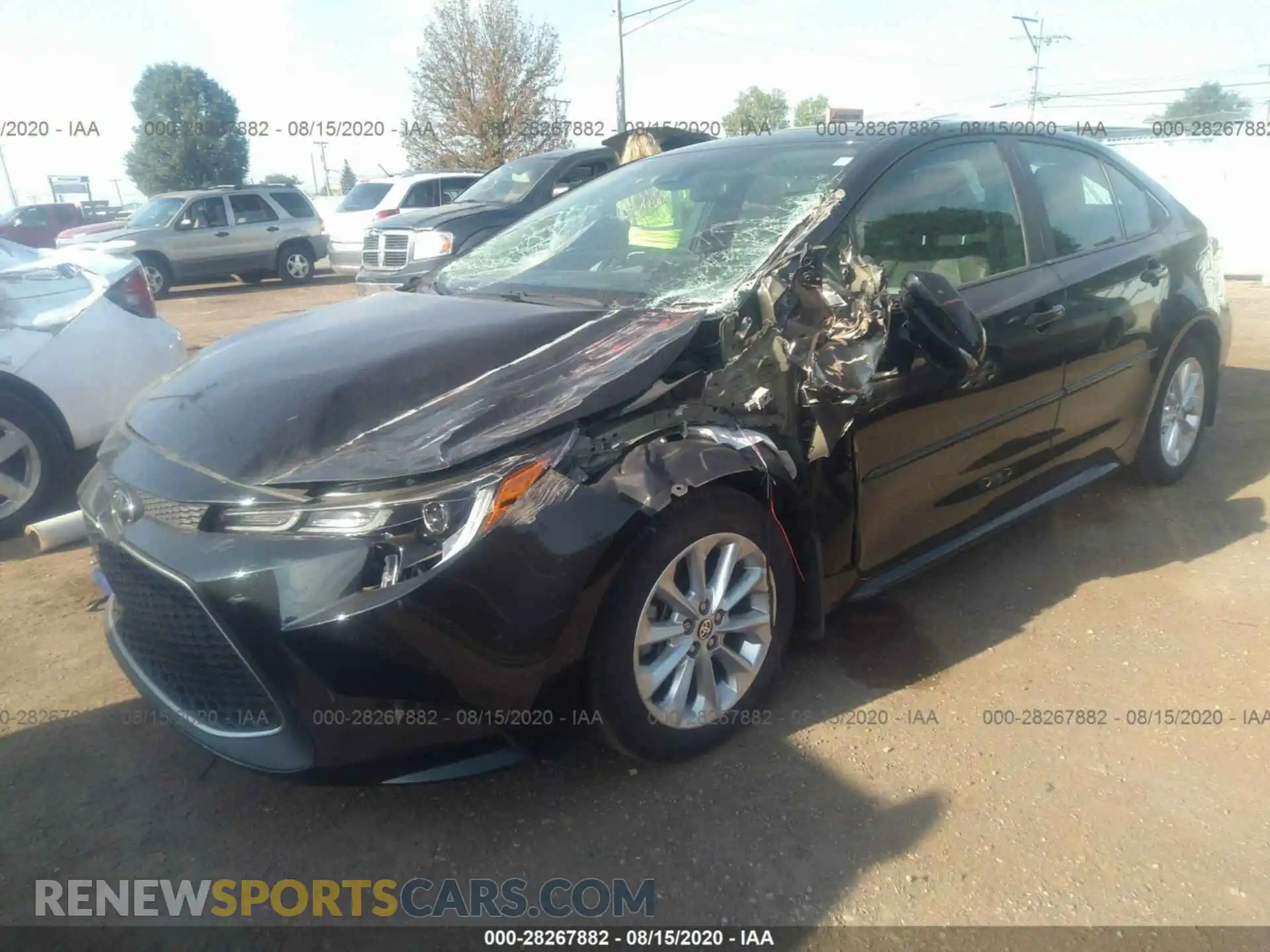 2 Photograph of a damaged car 5YFFPRAE7LP005954 TOYOTA COROLLA 2020