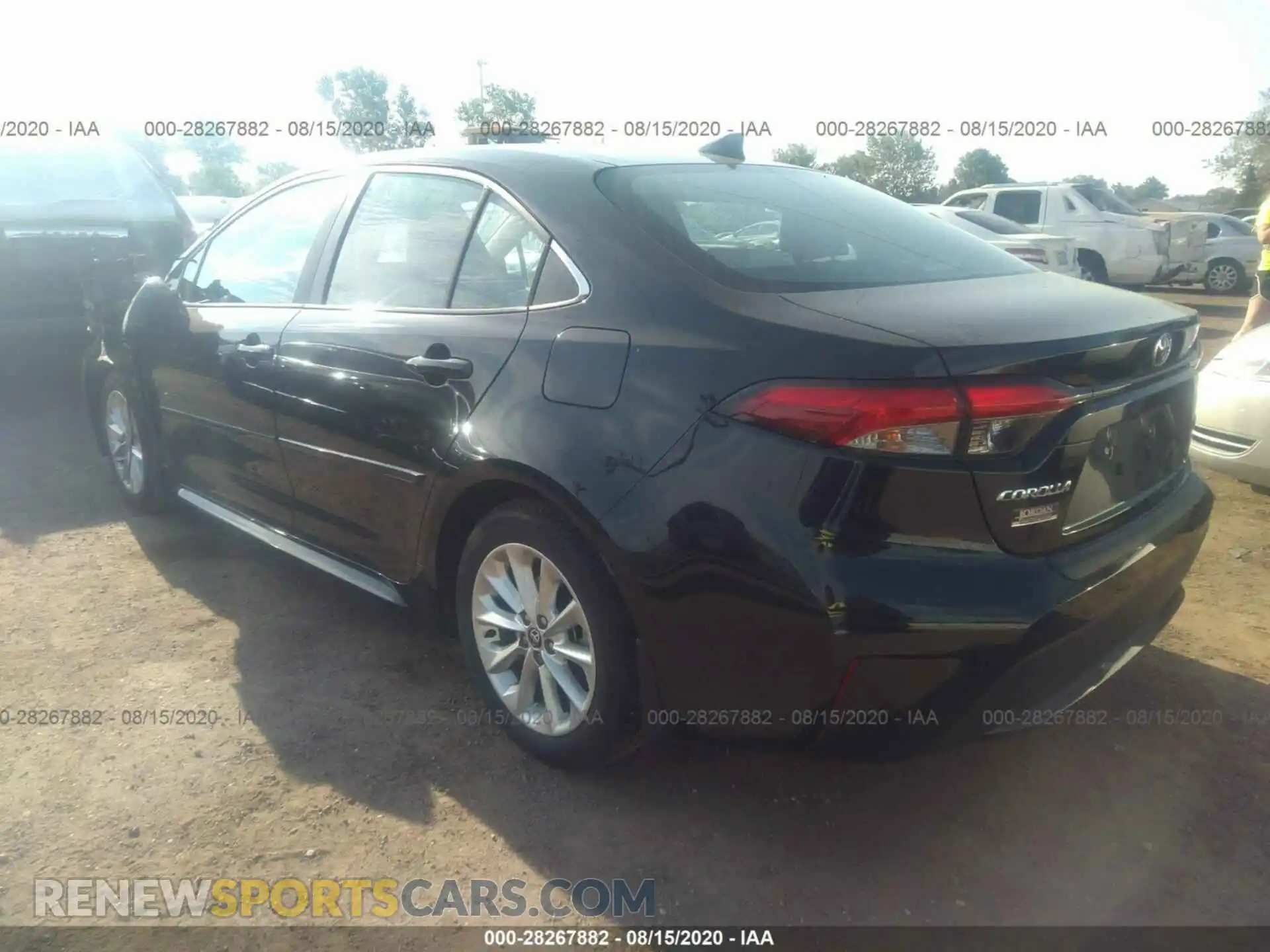 3 Photograph of a damaged car 5YFFPRAE7LP005954 TOYOTA COROLLA 2020