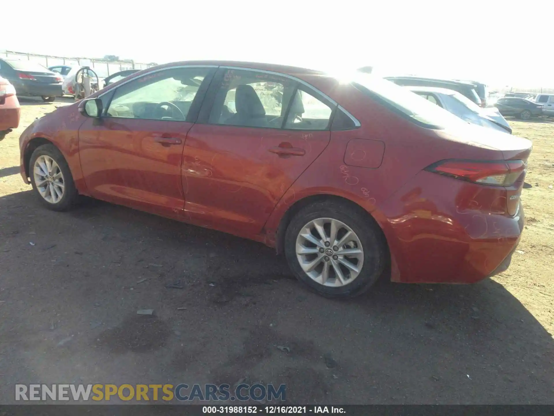 3 Photograph of a damaged car 5YFFPRAEXLP024515 TOYOTA COROLLA 2020