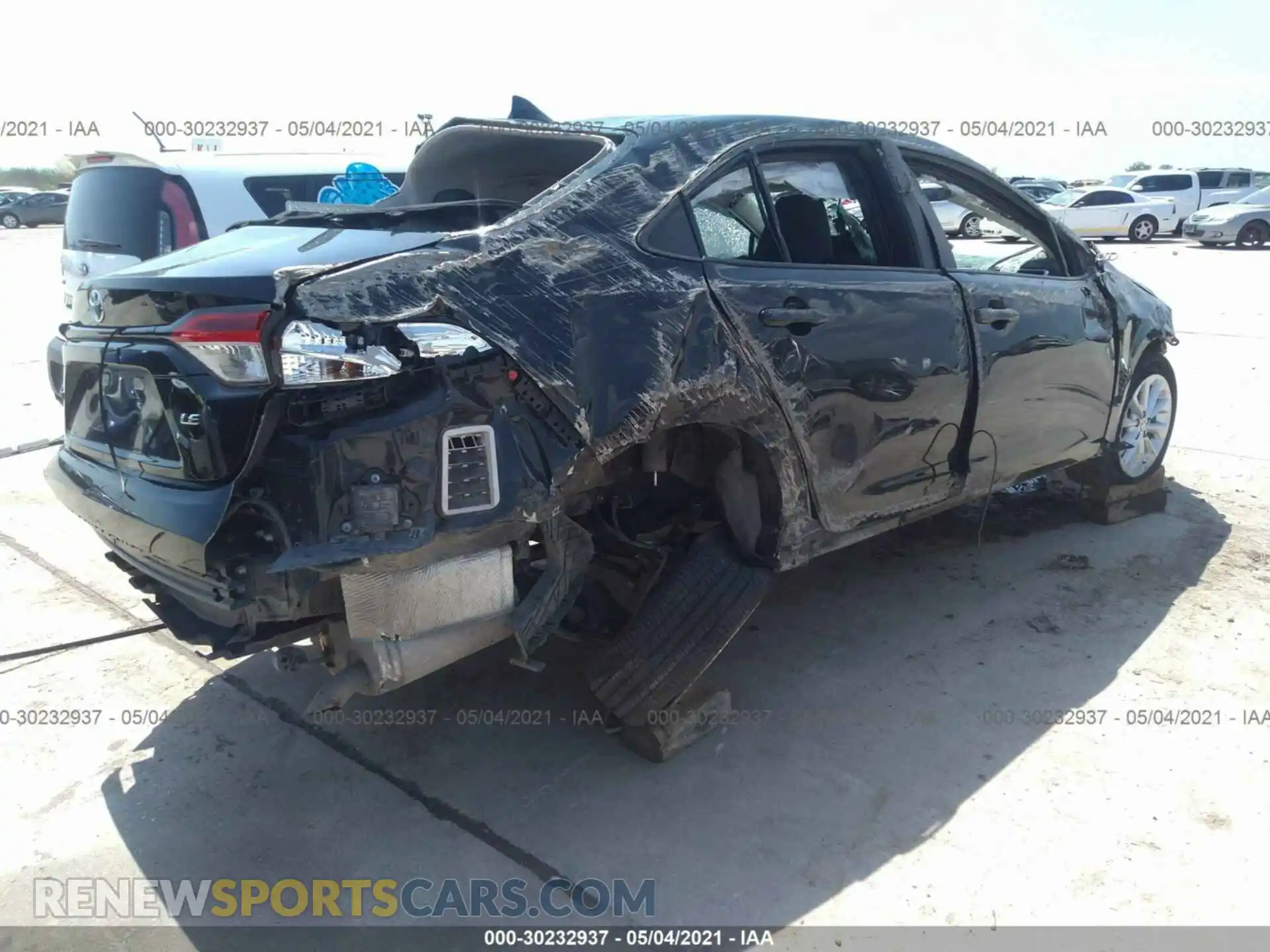 3 Photograph of a damaged car 5YFHPRAE2LP014487 TOYOTA COROLLA 2020