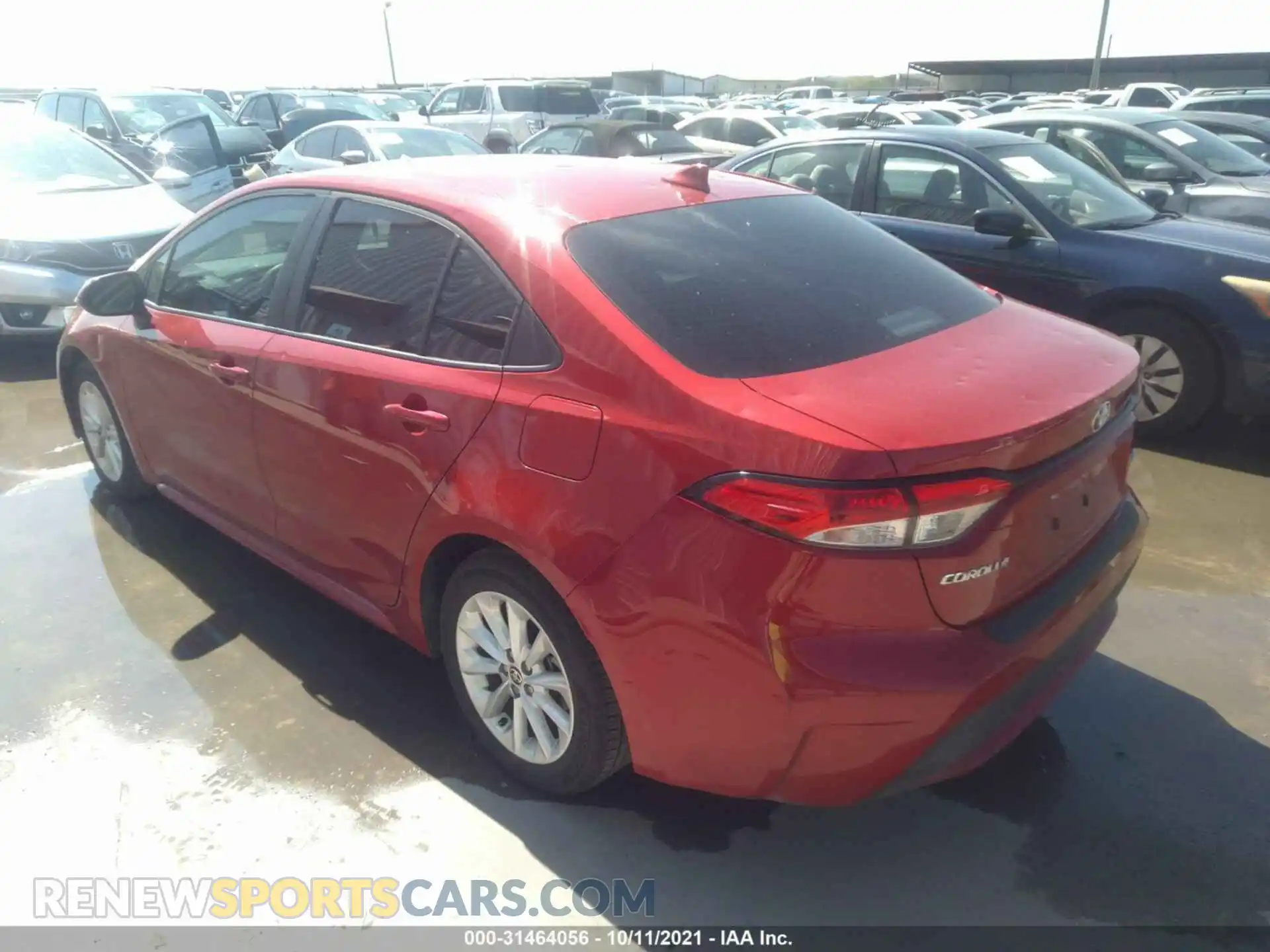 3 Photograph of a damaged car 5YFHPRAE3LP030505 TOYOTA COROLLA 2020