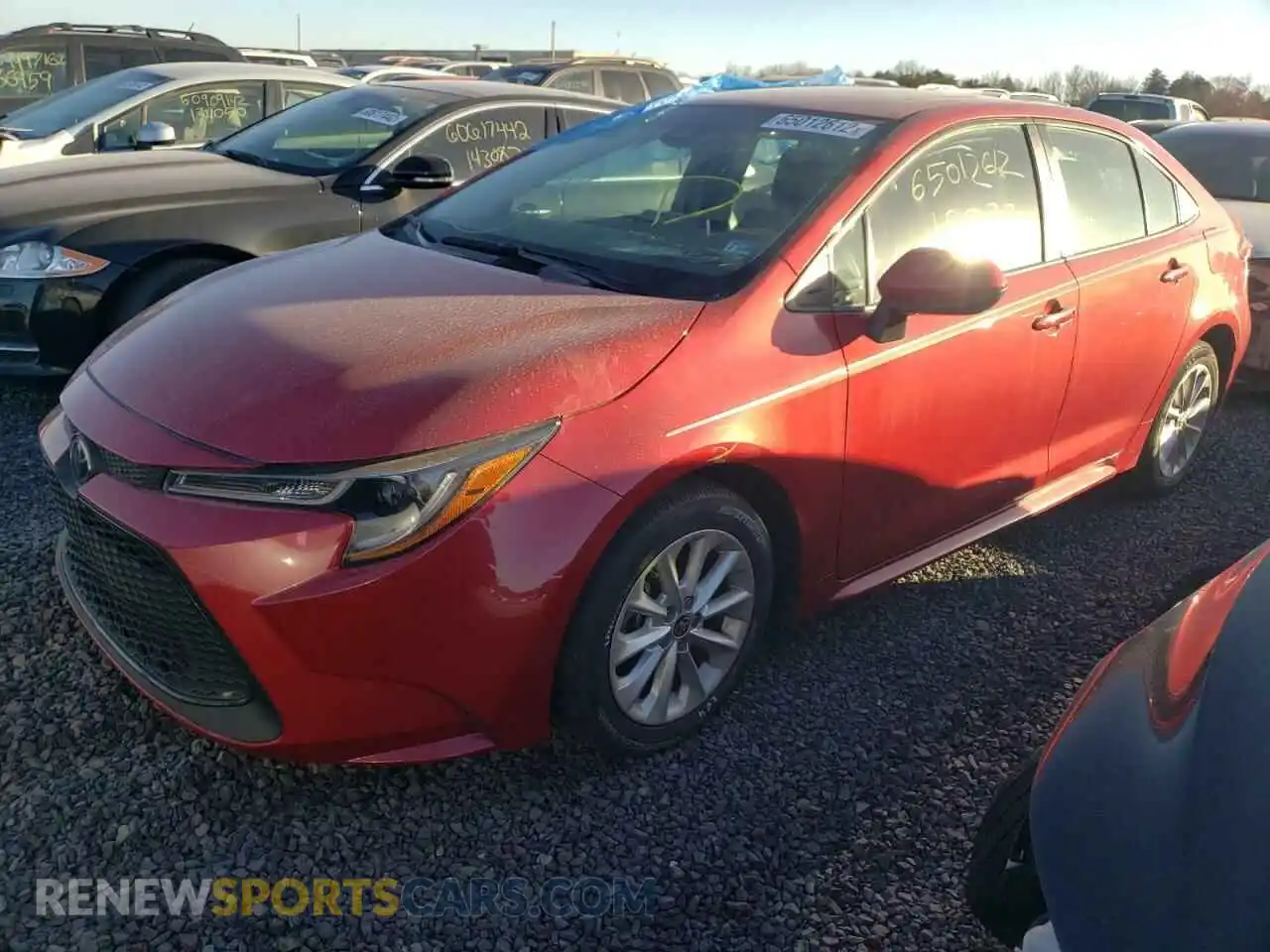 2 Photograph of a damaged car 5YFHPRAE3LP067845 TOYOTA COROLLA 2020