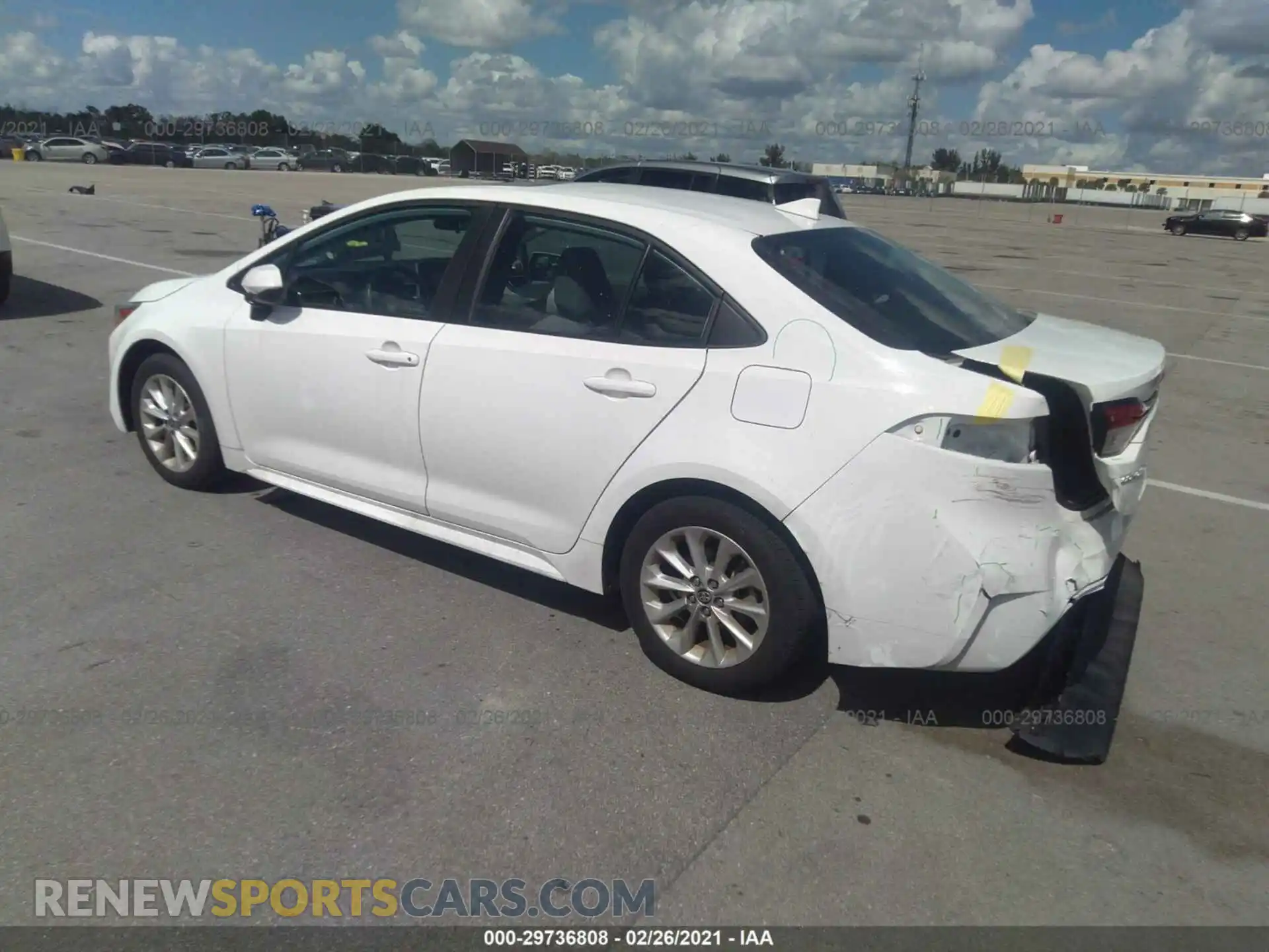 3 Photograph of a damaged car 5YFHPRAE5LP007906 TOYOTA COROLLA 2020