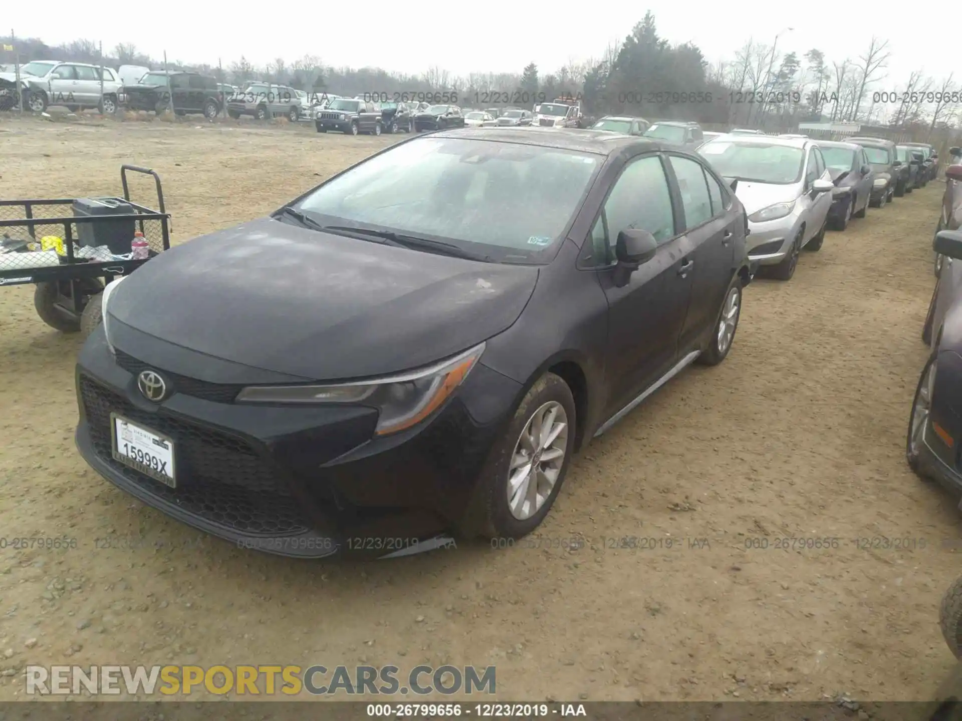 2 Photograph of a damaged car 5YFHPRAE6LP064907 TOYOTA COROLLA 2020