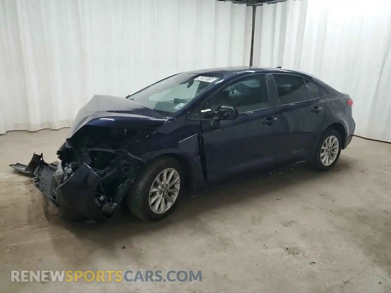 1 Photograph of a damaged car 5YFHPRAE7LP016140 TOYOTA COROLLA 2020