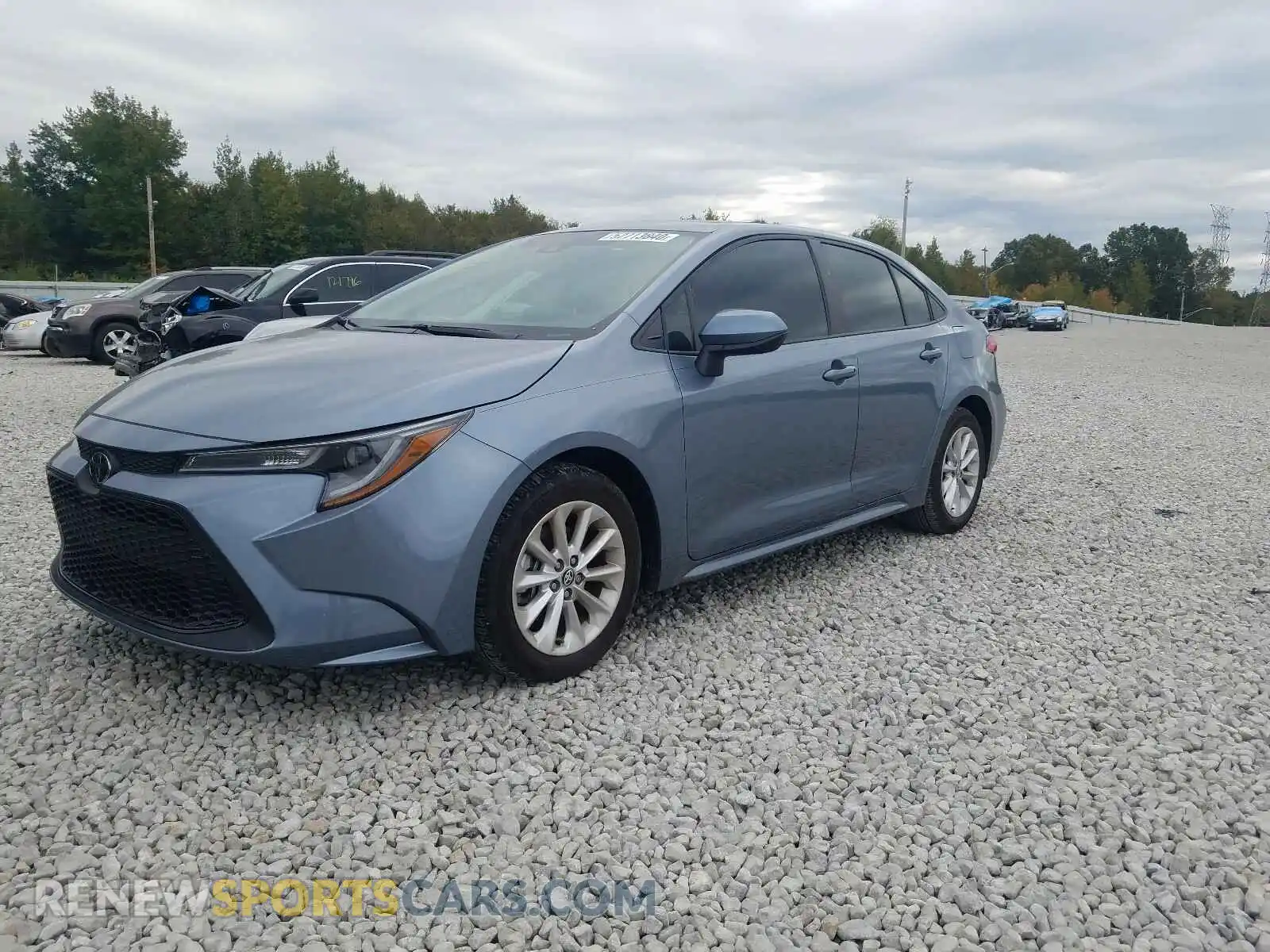 2 Photograph of a damaged car 5YFHPRAE7LP026098 TOYOTA COROLLA 2020