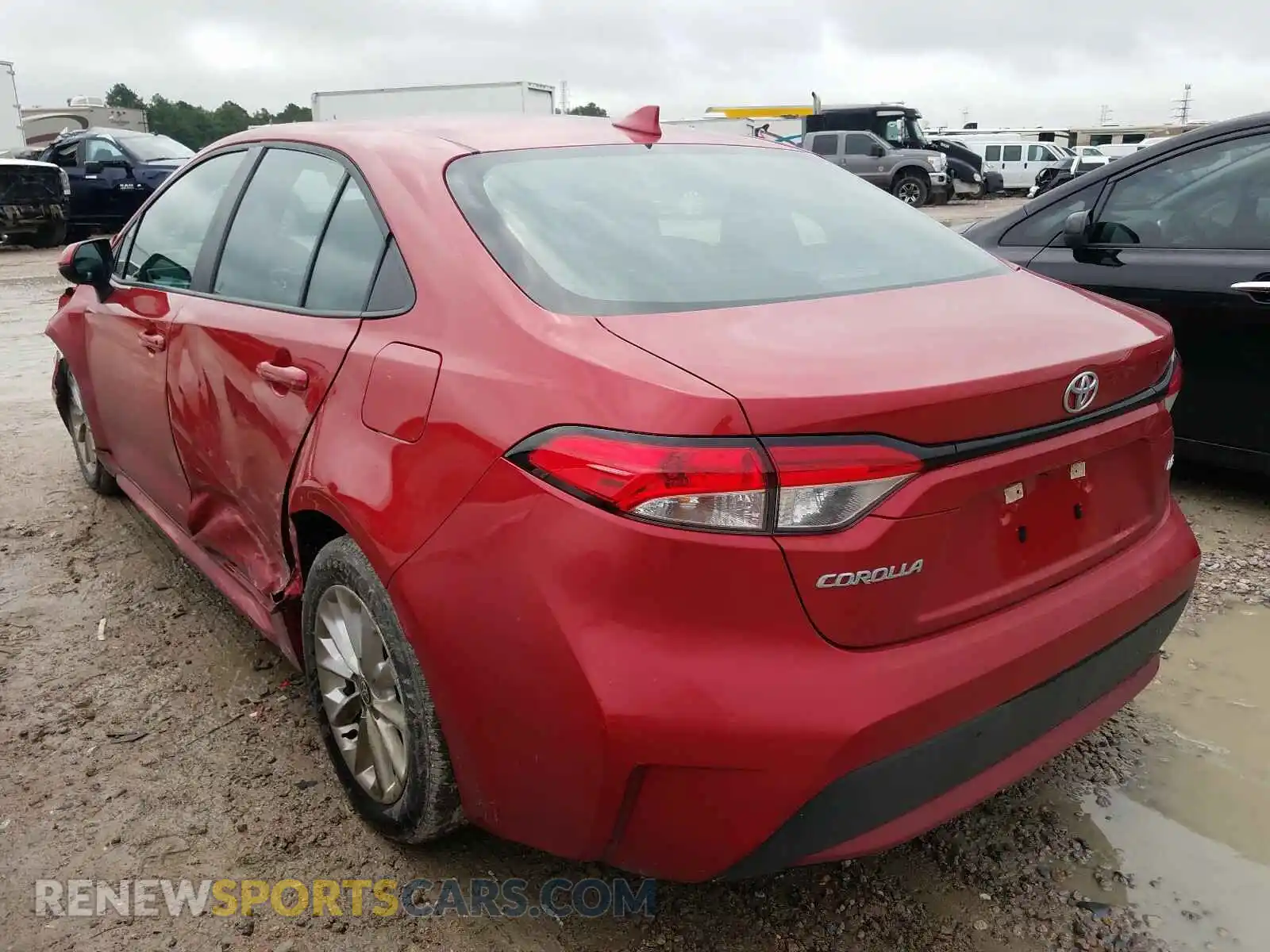 3 Photograph of a damaged car 5YFHPRAE8LP007933 TOYOTA COROLLA 2020