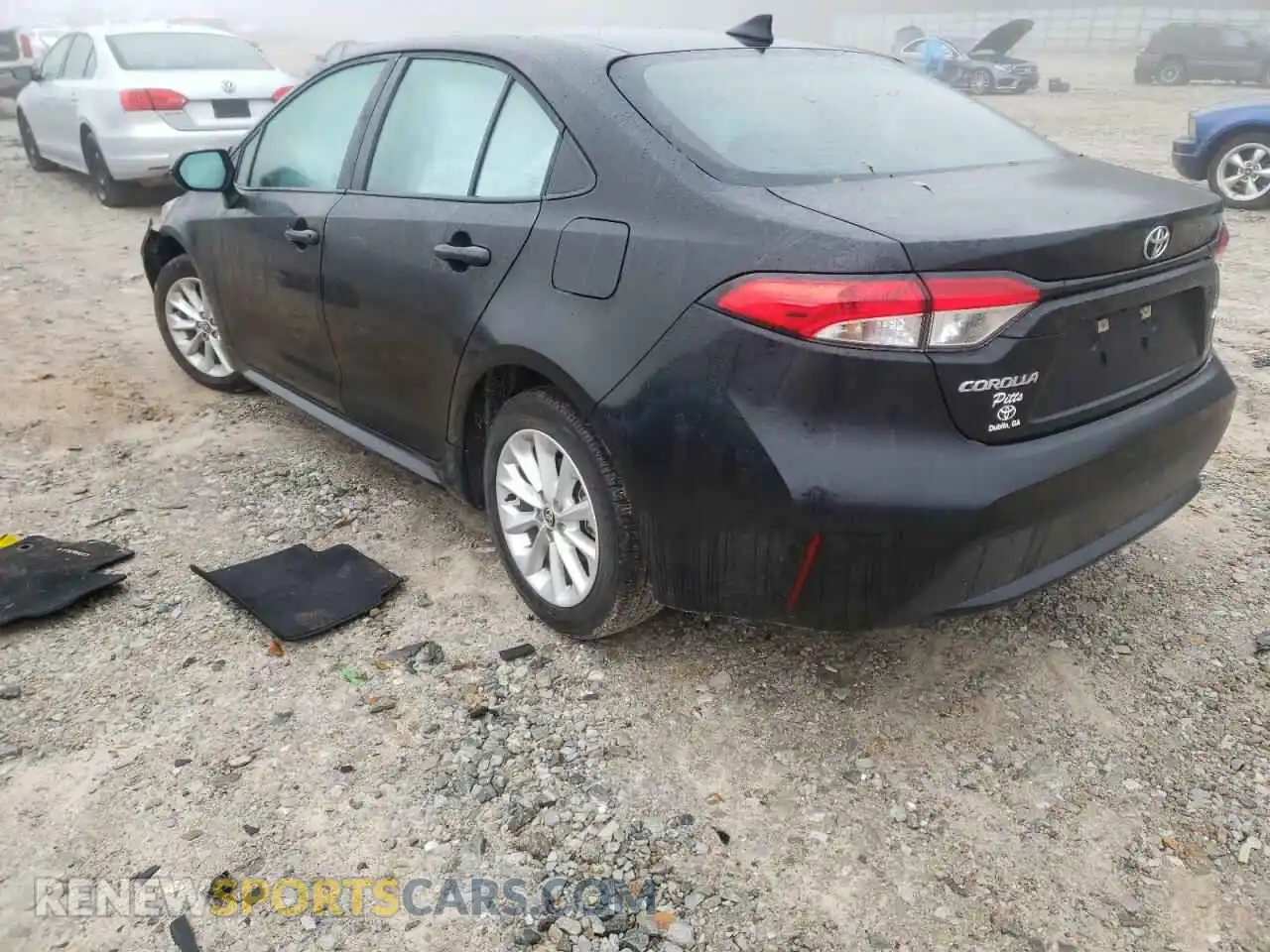 3 Photograph of a damaged car 5YFHPRAE8LP090702 TOYOTA COROLLA 2020