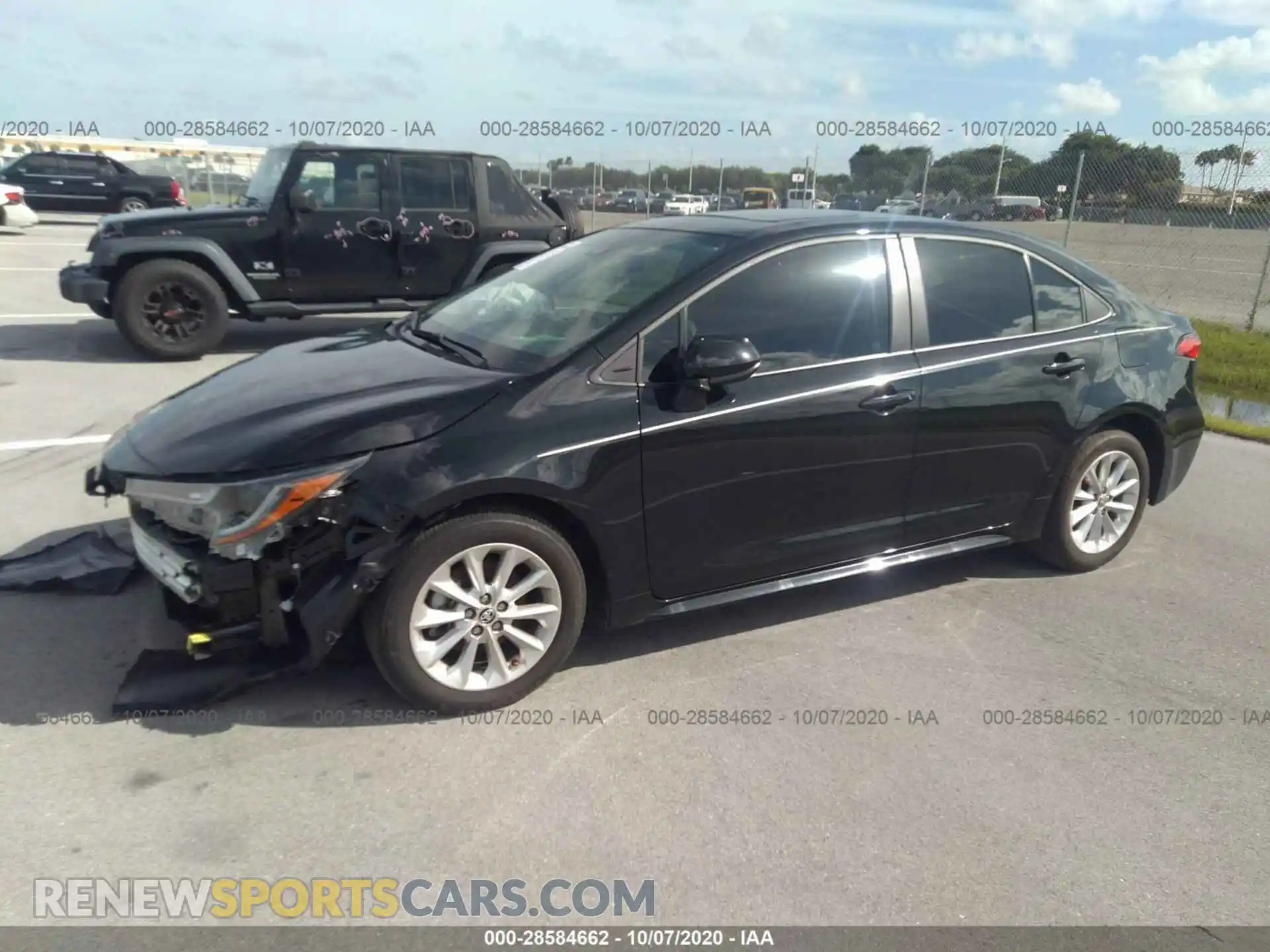 2 Photograph of a damaged car 5YFHPRAE9LP048815 TOYOTA COROLLA 2020