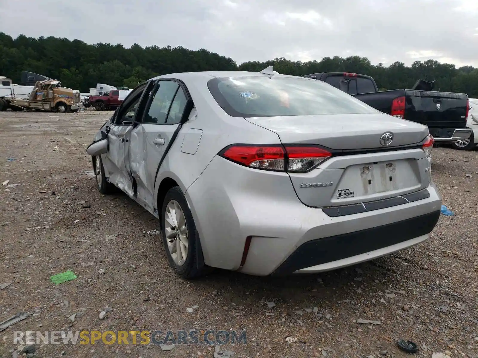 3 Photograph of a damaged car 5YFHPRAEXLP004838 TOYOTA COROLLA 2020
