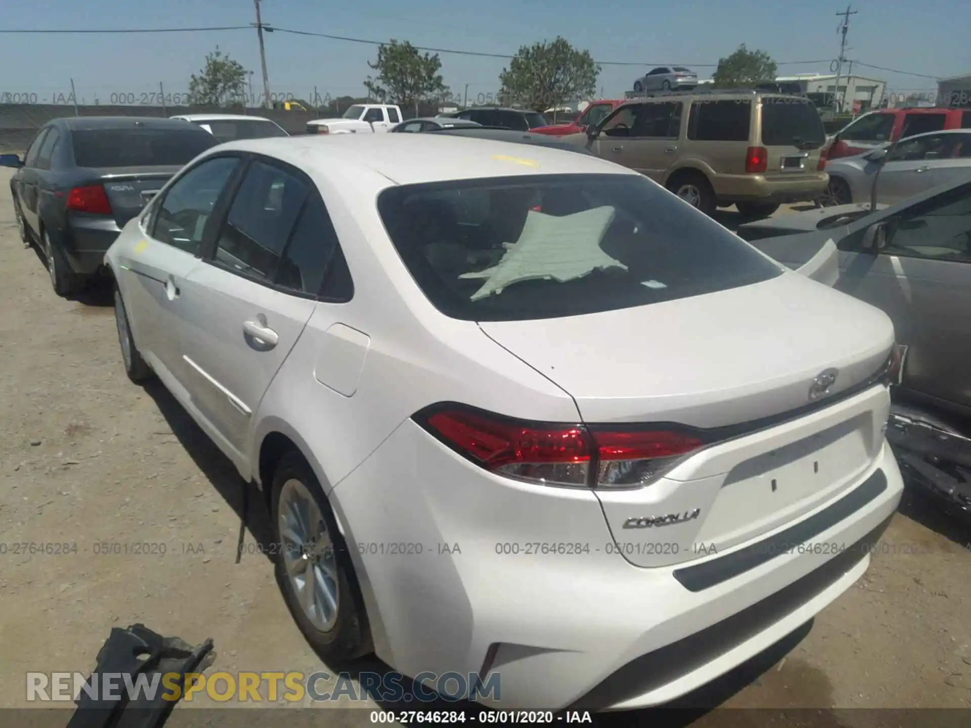 3 Photograph of a damaged car 5YFHPRAEXLP026760 TOYOTA COROLLA 2020