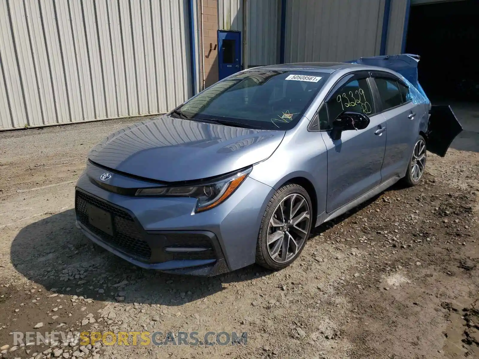 2 Photograph of a damaged car 5YFM4RCE0LP038291 TOYOTA COROLLA 2020