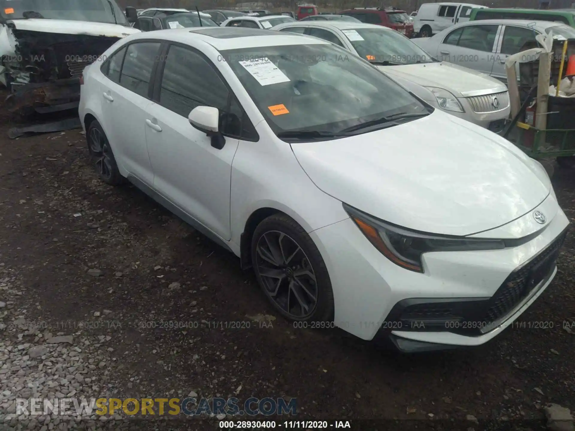 1 Photograph of a damaged car 5YFM4RCE2LP010945 TOYOTA COROLLA 2020