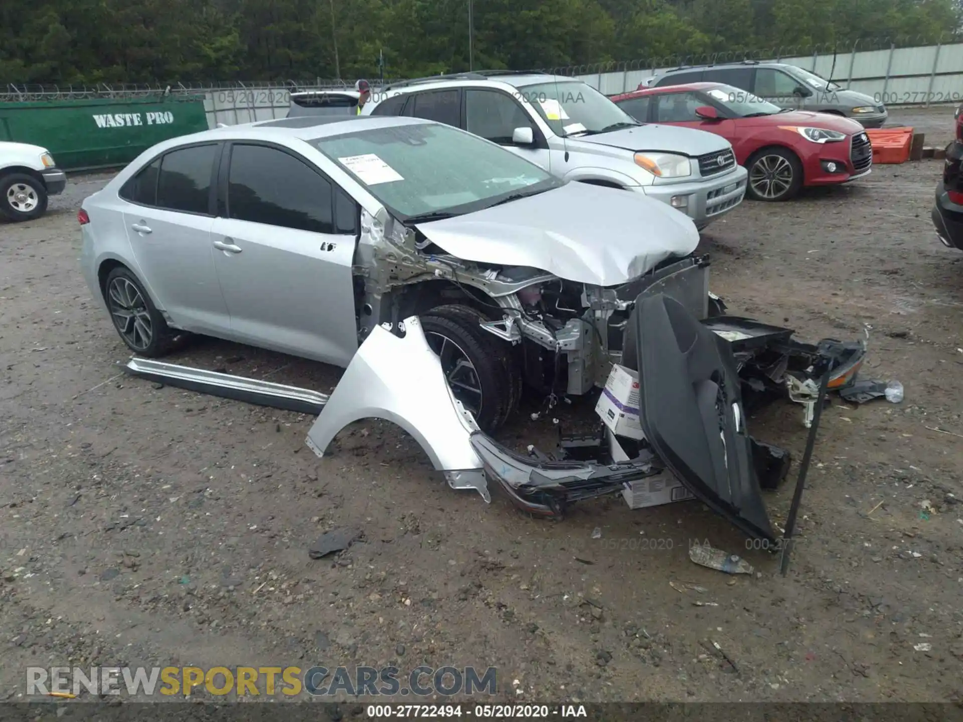 1 fotografías del automóvil dañado 5YFM4RCE3LP020027 TOYOTA COROLLA 2020
