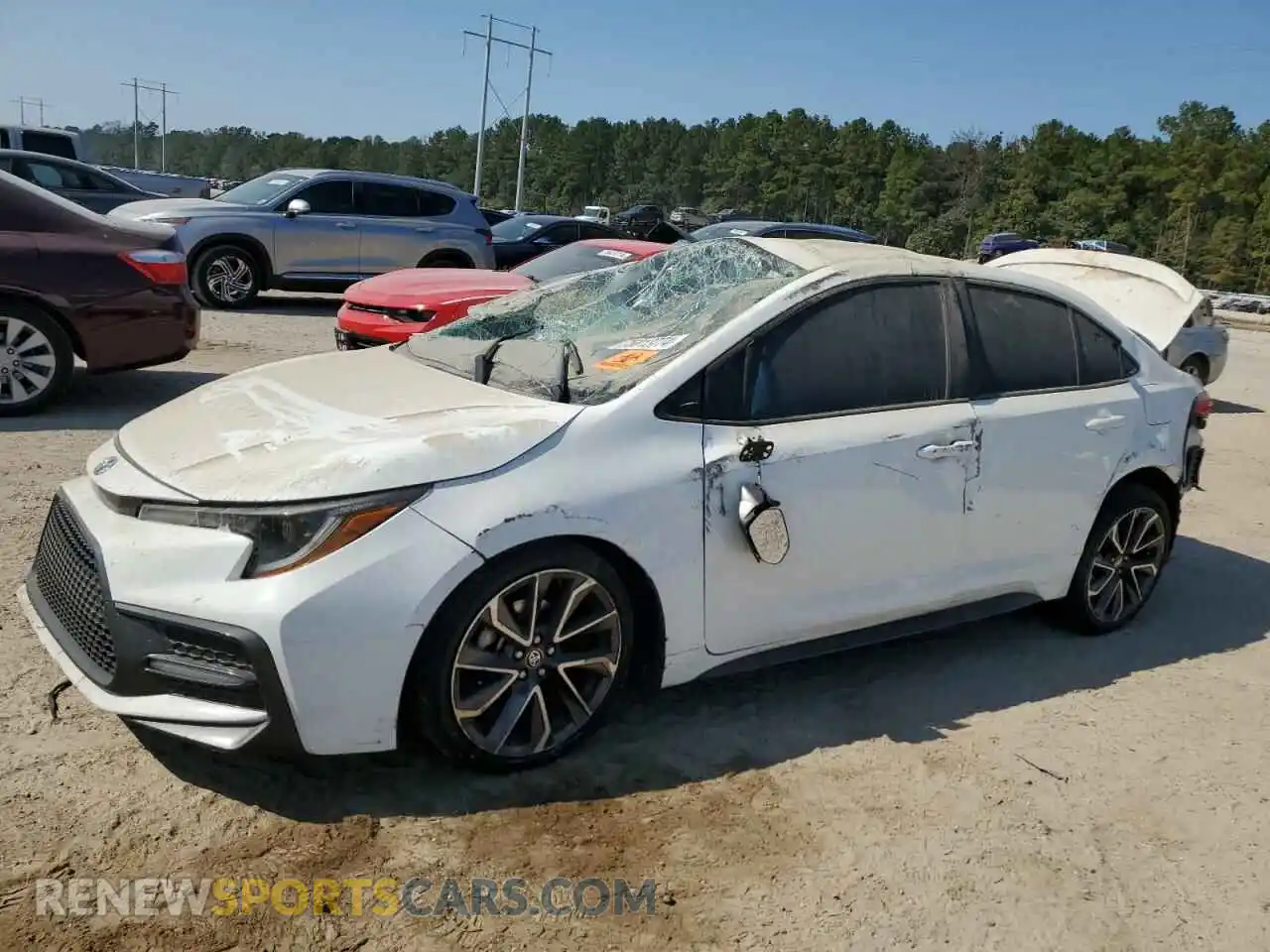 1 Photograph of a damaged car 5YFP4RCE0LP029720 TOYOTA COROLLA 2020