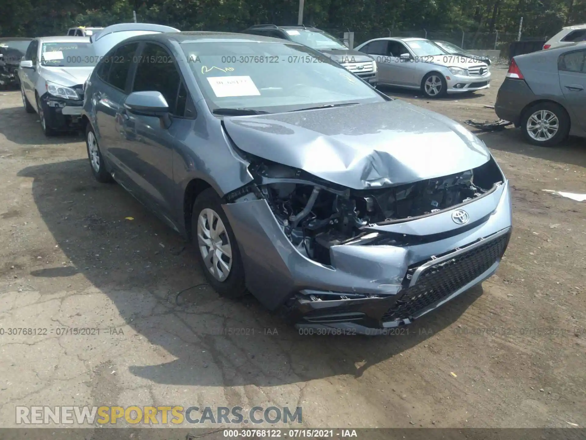 1 fotografías del automóvil dañado 5YFP4RCE0LP031841 TOYOTA COROLLA 2020