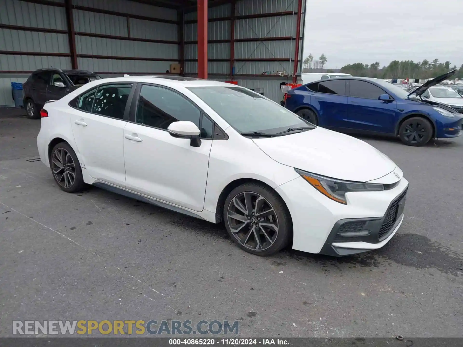 1 fotografías del automóvil dañado 5YFP4RCE1LP001523 TOYOTA COROLLA 2020