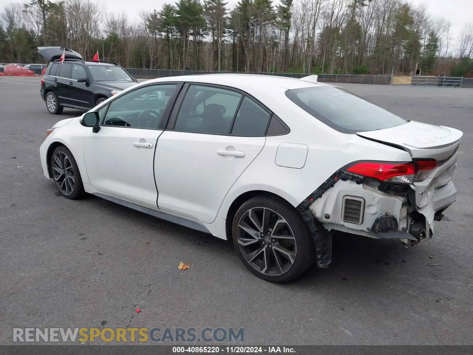 3 fotografías del automóvil dañado 5YFP4RCE1LP001523 TOYOTA COROLLA 2020