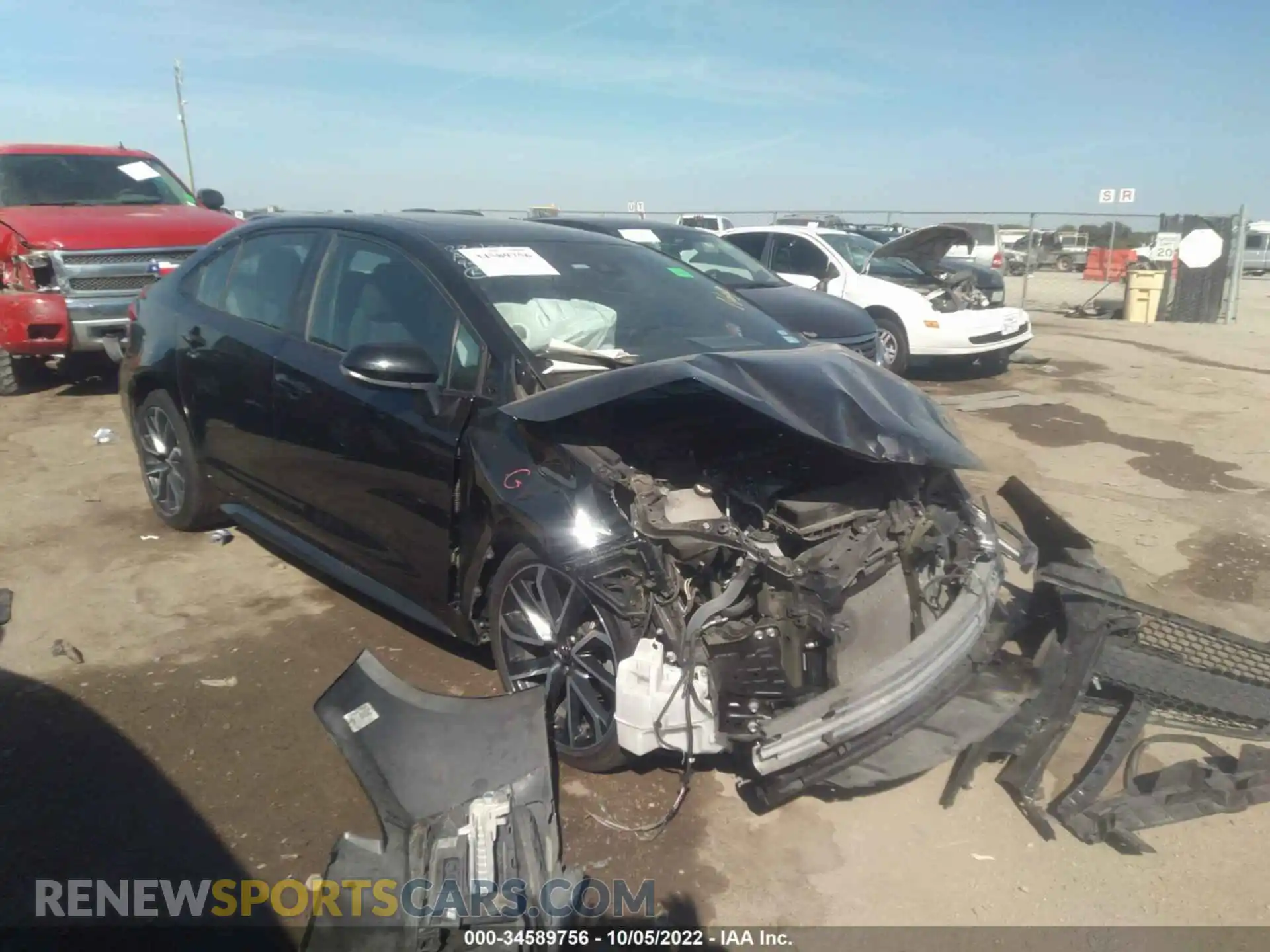 1 Photograph of a damaged car 5YFP4RCE1LP013557 TOYOTA COROLLA 2020