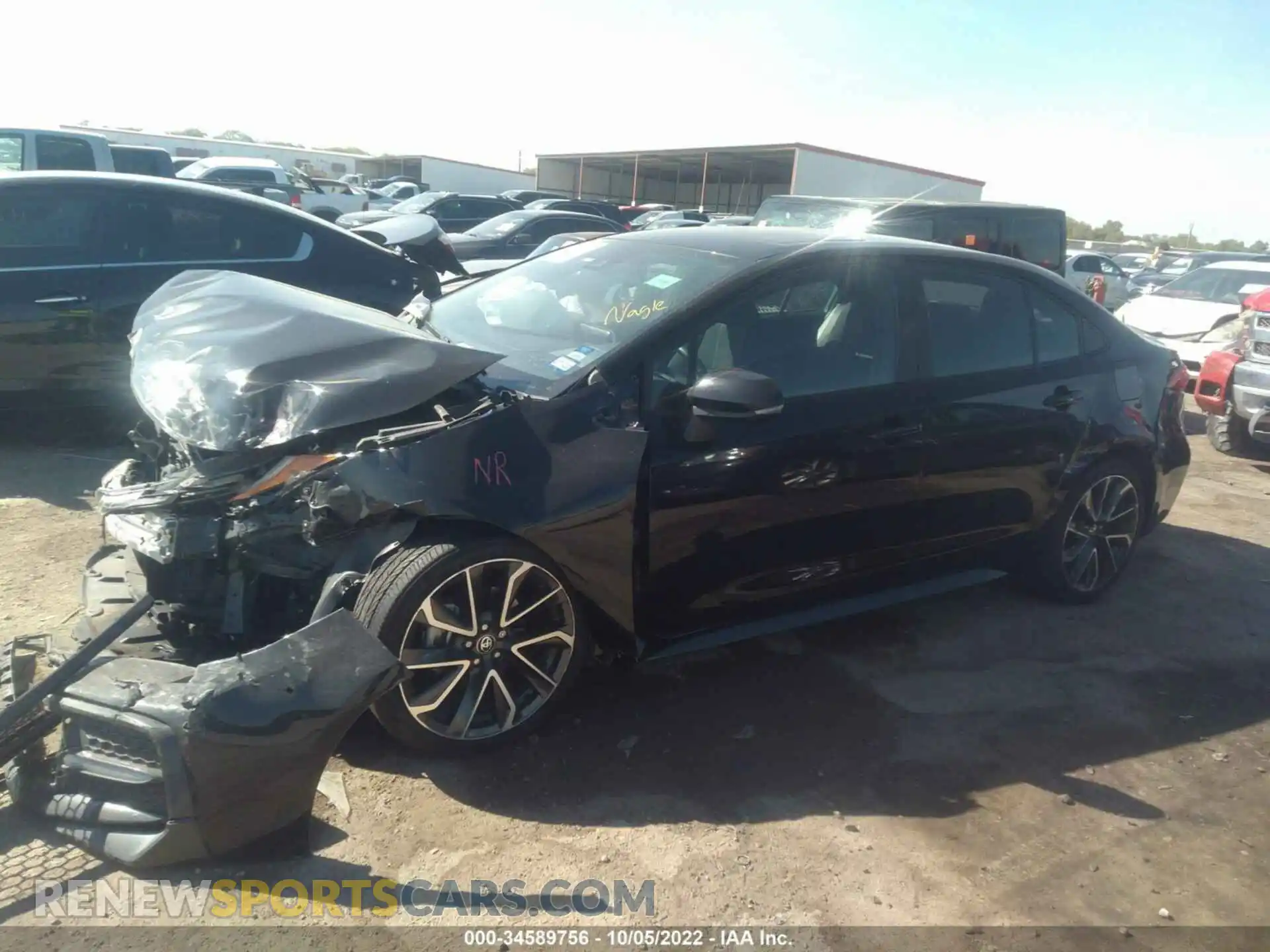 2 Photograph of a damaged car 5YFP4RCE1LP013557 TOYOTA COROLLA 2020