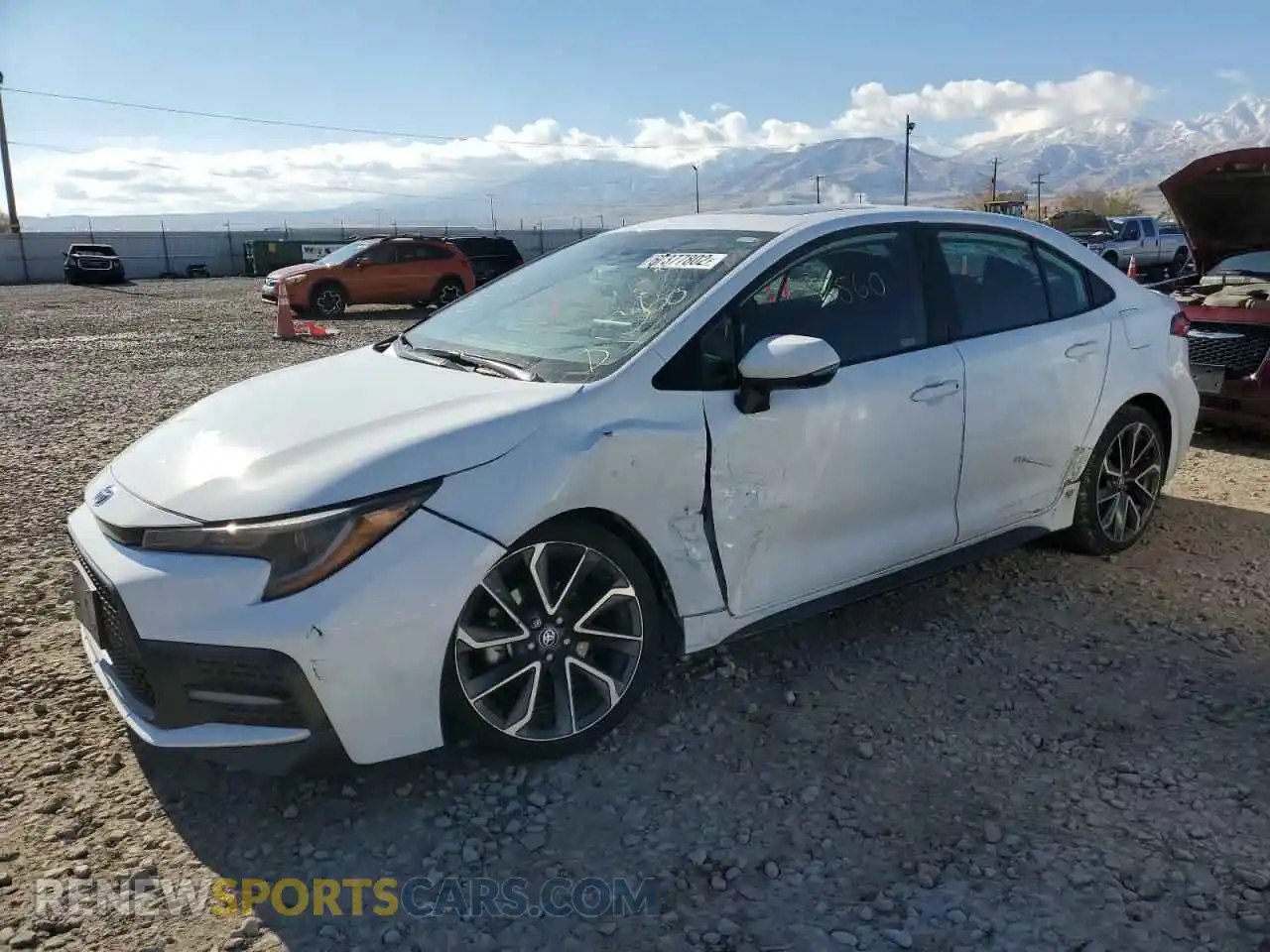 1 Photograph of a damaged car 5YFP4RCE1LP015194 TOYOTA COROLLA 2020